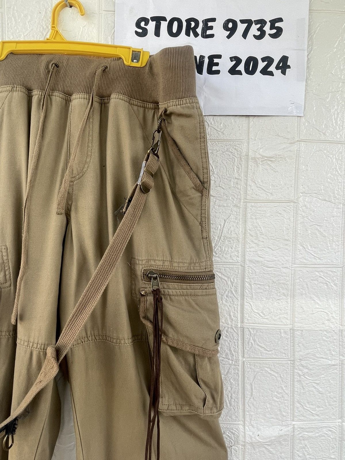 Japanese Brand Vintage Topism Parachute Bondage Cargo Pant Size US 30 / EU 46 - 14 Thumbnail