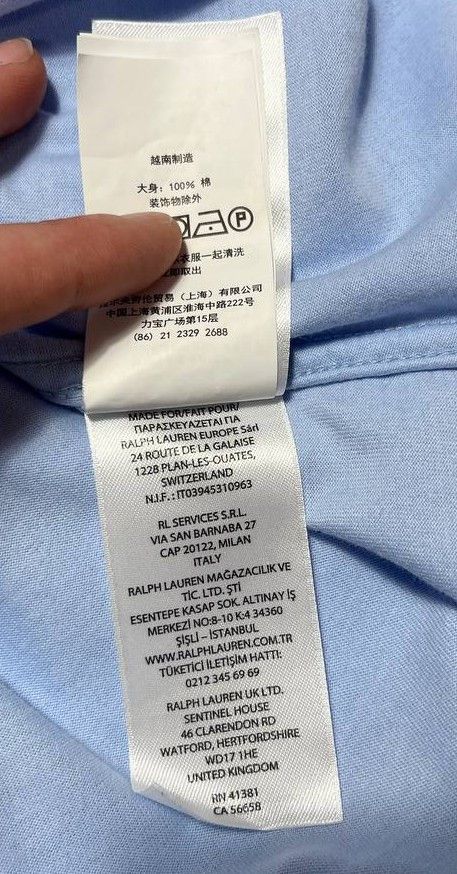 Polo Ralph Lauren Polo Ralph Lauren Button Down Classic Fit Shirt QR-Code Size US M / EU 48-50 / 2 - 10 Thumbnail