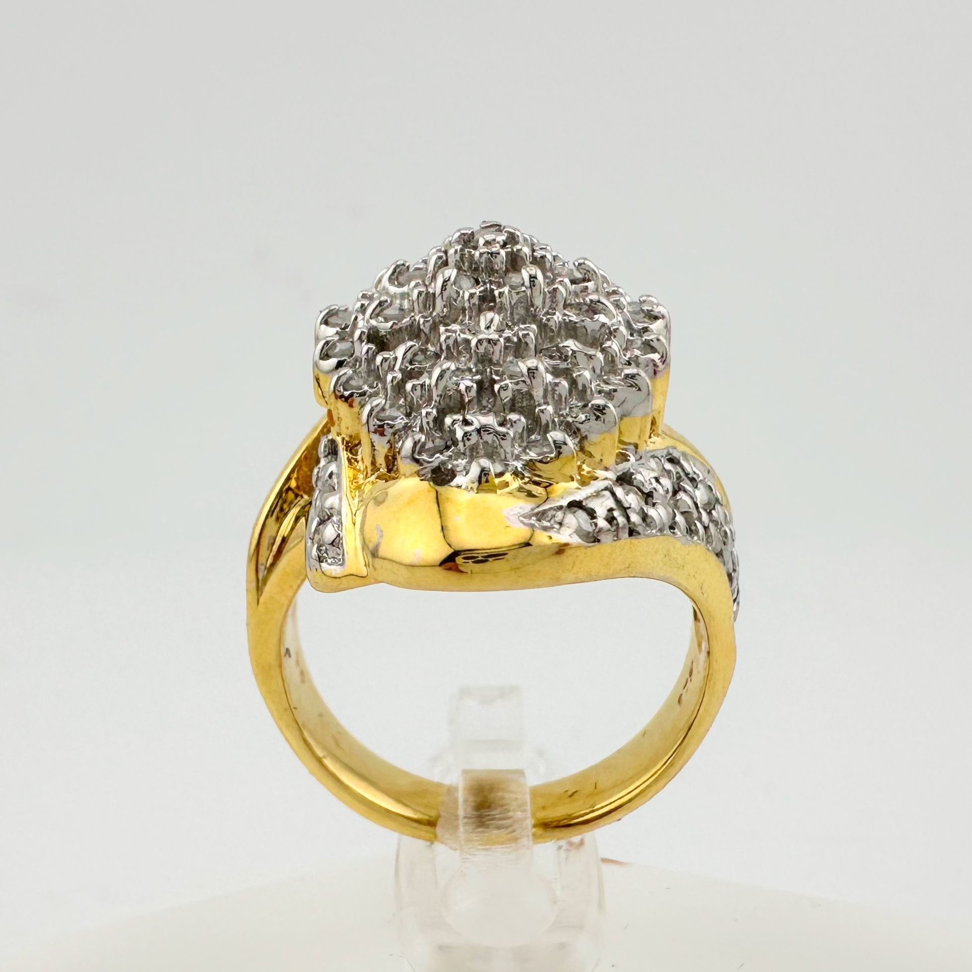 Other Marquise Cut 1.00 Ct Diamond Cluster Ring Size 8 Size ONE SIZE - 6 Thumbnail