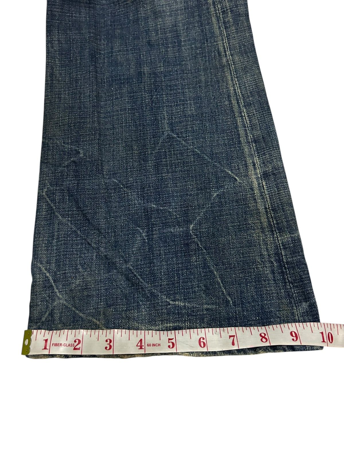 Japanese Brand × Kapital × Vintage Rusty Flare Selvedge Japanese Punk Distressed Denim Jeans Size US 32 / EU 48 - 20 Thumbnail