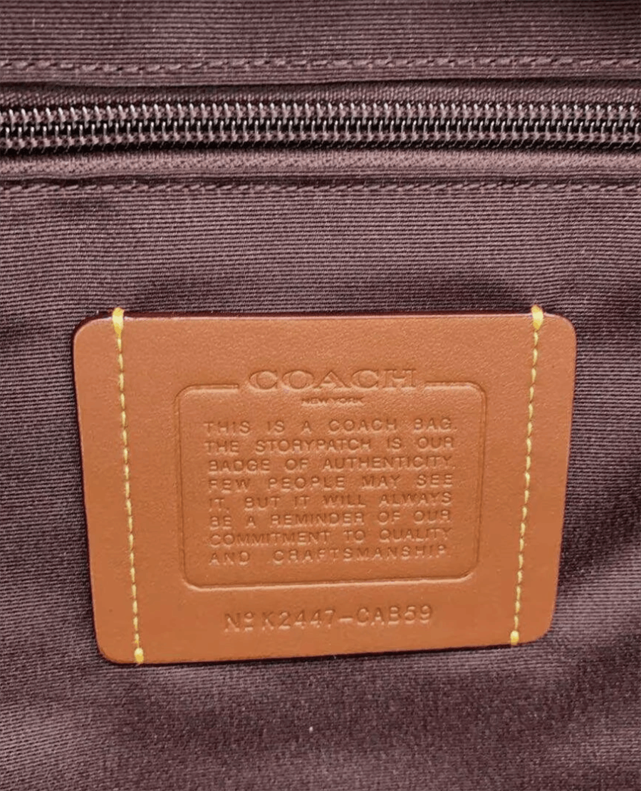 Coach West Backpack In Blocked Signature Canvas CAB59 Size ONE SIZE - 3 Thumbnail
