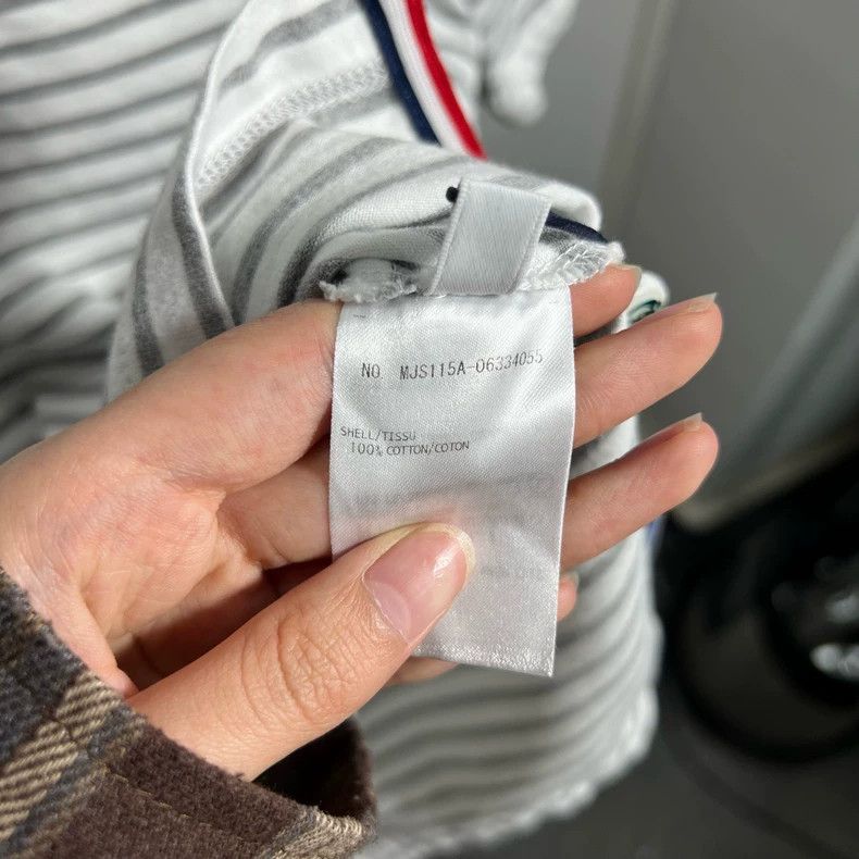 Thom Browne Striped short sleeves