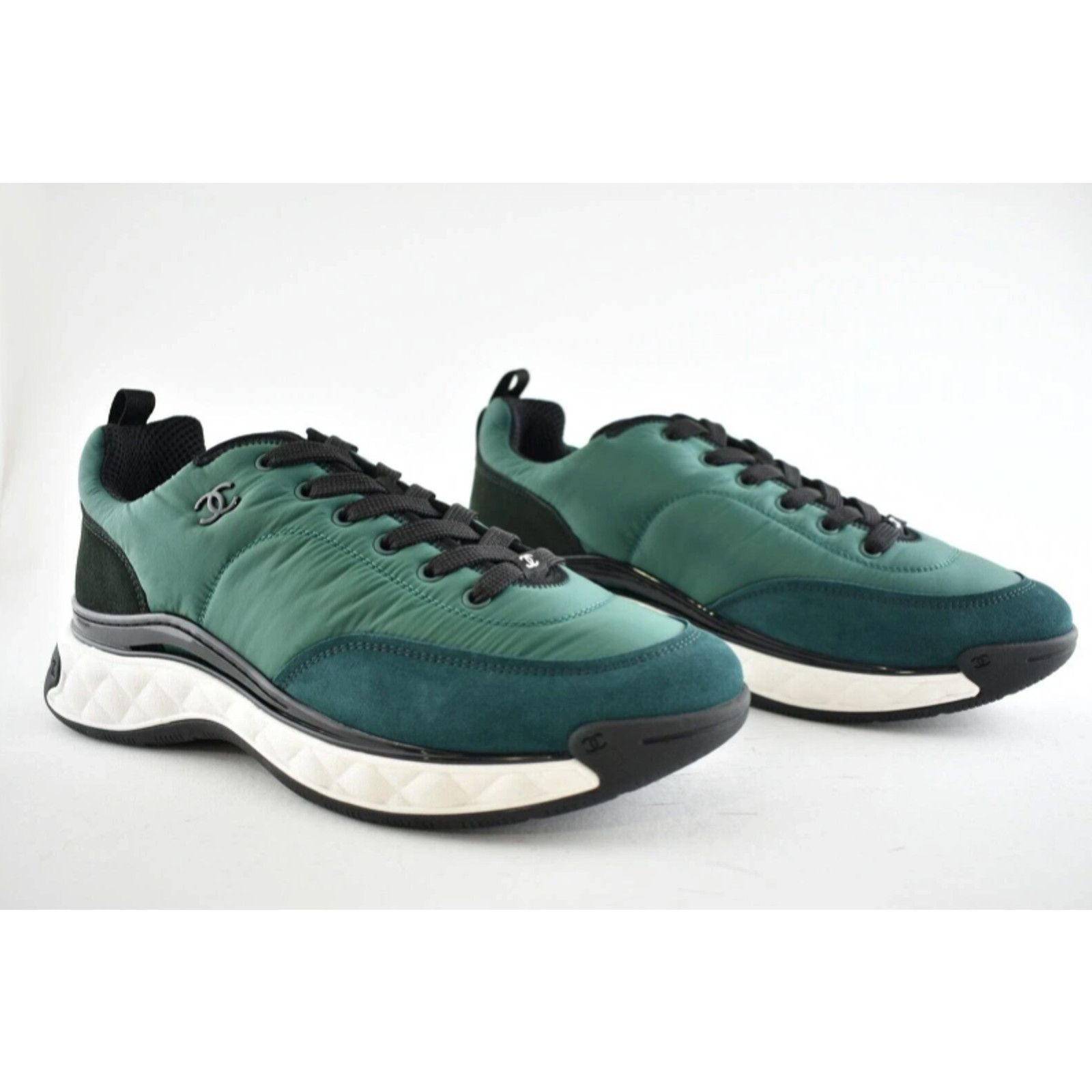Chanel Chanel 21A Mens Lace Up Low Top Trainer Sneaker 44 11 Size US 11 / EU 44 - 3 Thumbnail