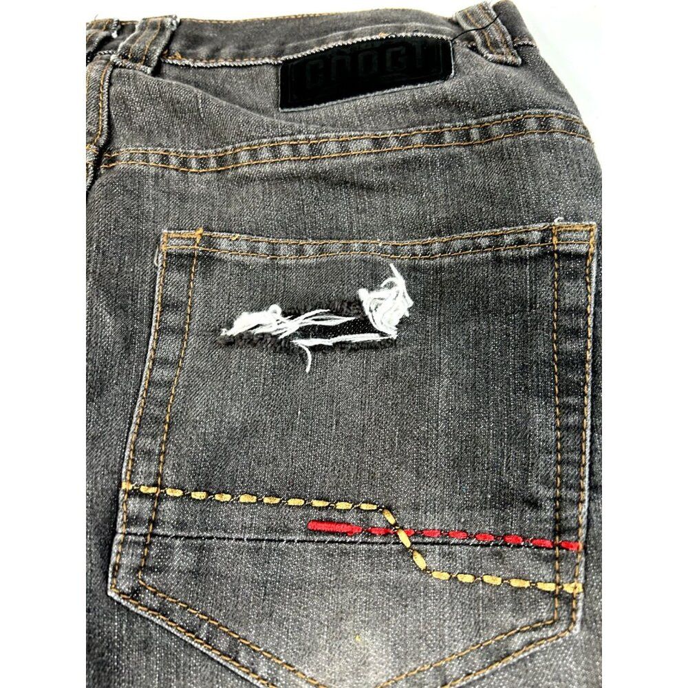 Coogi Vintage Coogi Embroidered Spellout Dark Baggy Denim Pants S Size US 32 / EU 48 - 7 Thumbnail