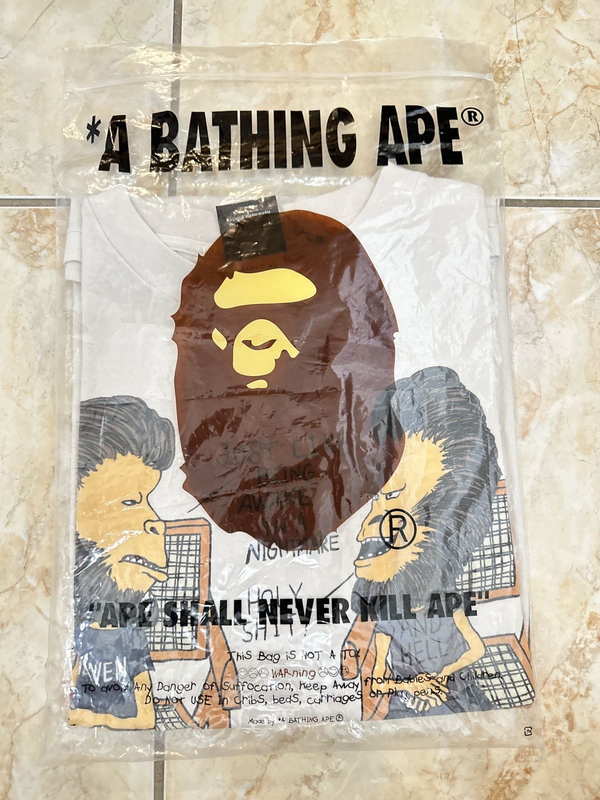 Saint Michael Saint Michael Vintage Tee x Bape Size US XL / EU 56 / 4 - 9 Thumbnail
