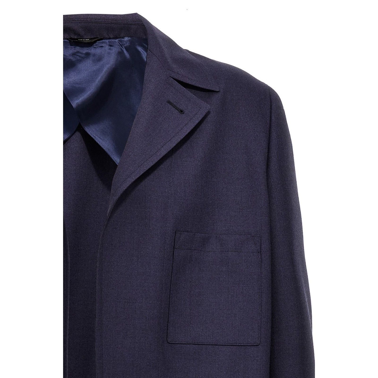 FENDI Half Belt Blue Wool Blazer Jacket New & Authentic (Men