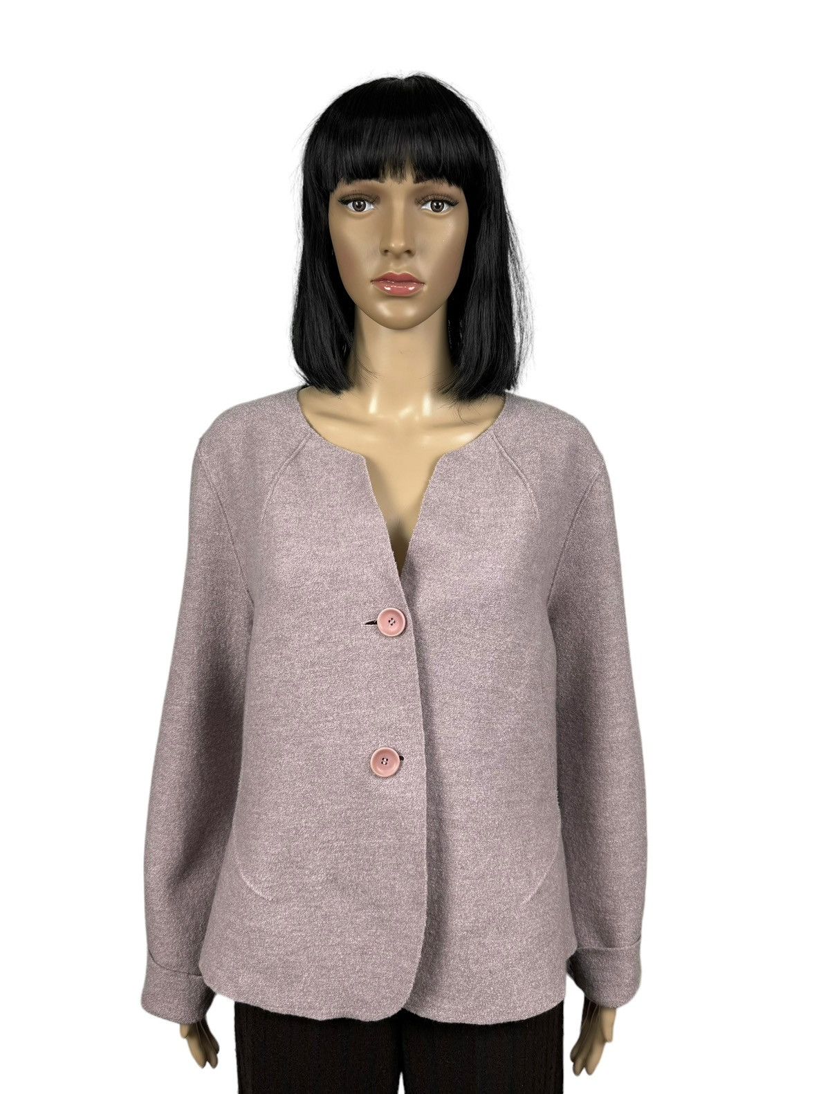 Designer OSKA Wool Knit Jacket size 1 Size S / US 4 / IT 40 - 1 Thumbnail