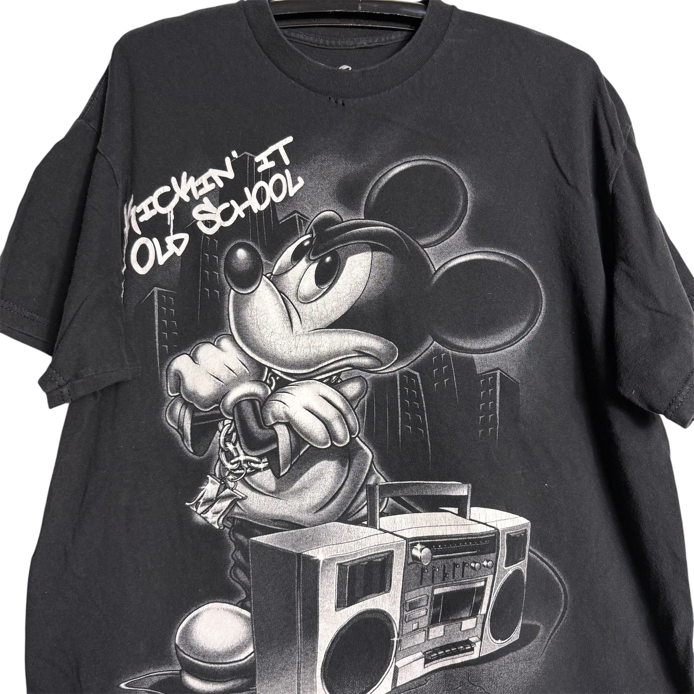 Disney 🔥RARE🔥Vintage Mickey Mouse Disney OVP T-shirt Size US XL / EU 56 / 4 - 2 Thumbnail