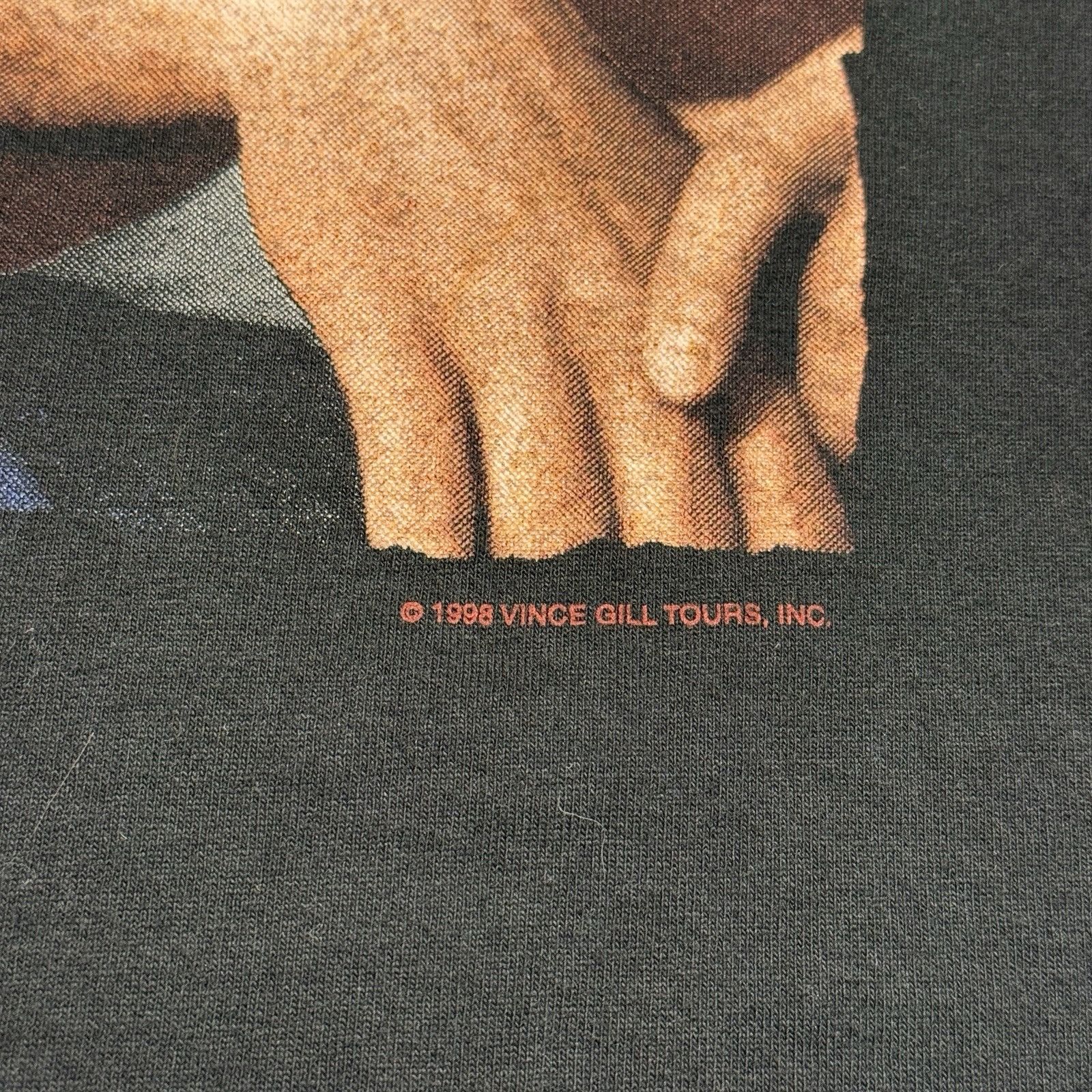 Band Tees Vintage 90s Vince Gill Band Tour Shirt Men’s XL 22.5x30 Blac Size US XL / EU 56 / 4 - 6 Thumbnail