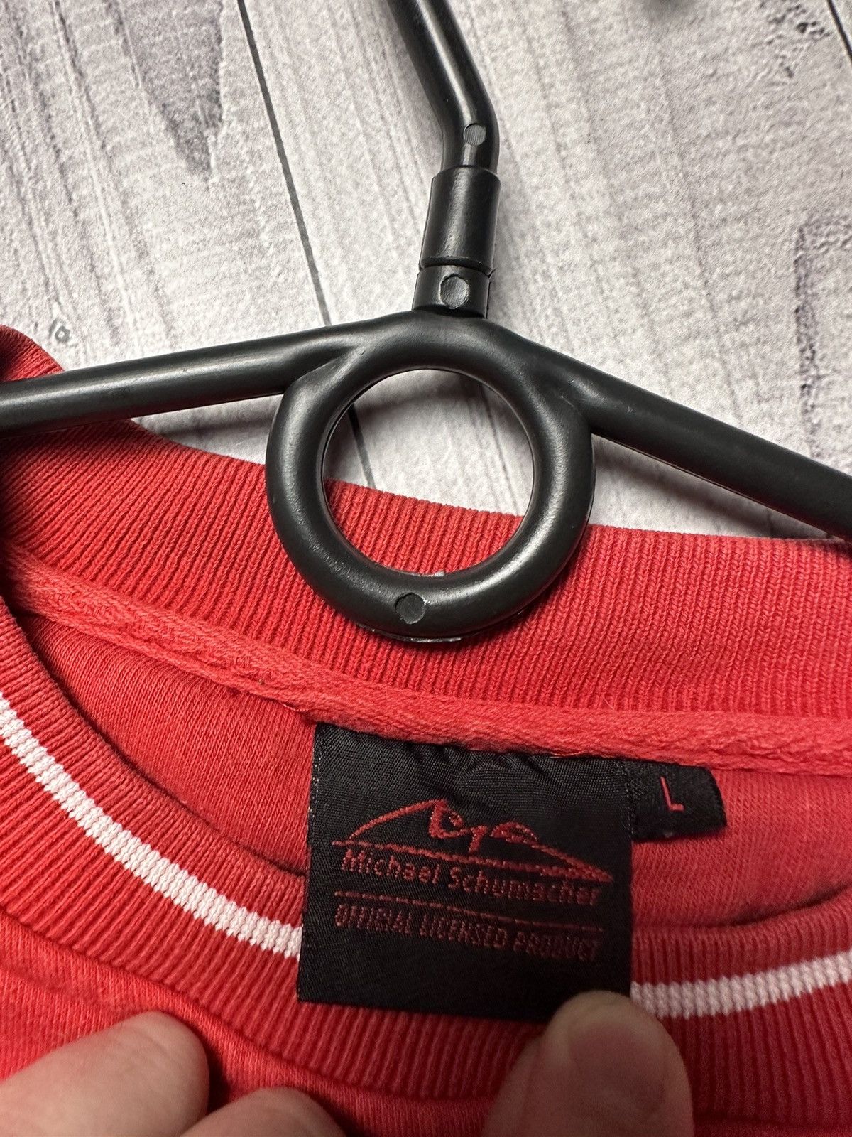 Ferrari × Vintage Vintage Ferrari racing sweatshirt Schumacher size L Formula Size US L / EU 52-54 / 3 - 5 Thumbnail