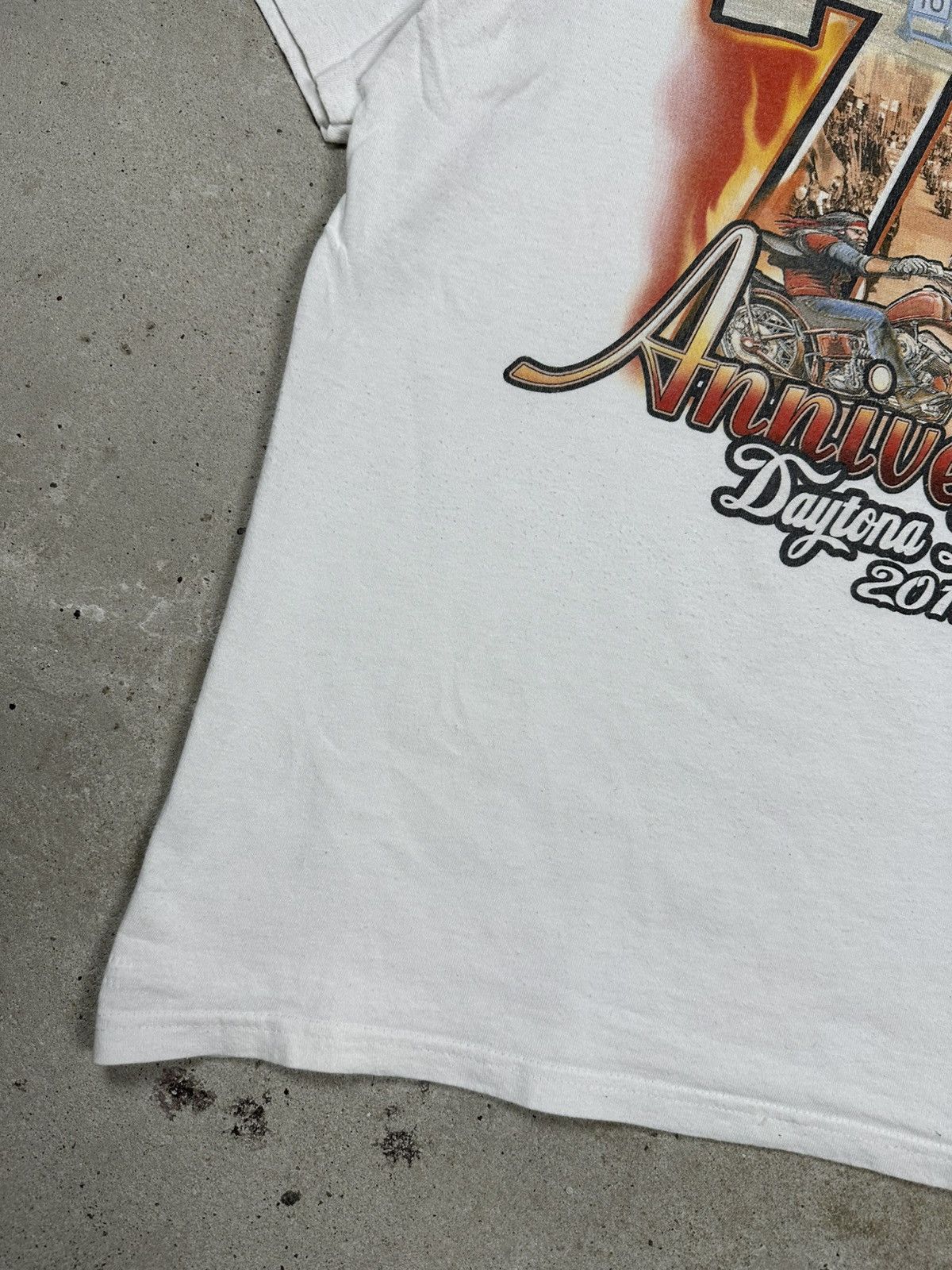 Harley Davidson Vintage Bike Week Daytona Beach Harley Moto Print T Shirt Size US XL / EU 56 / 4 - 10 Thumbnail