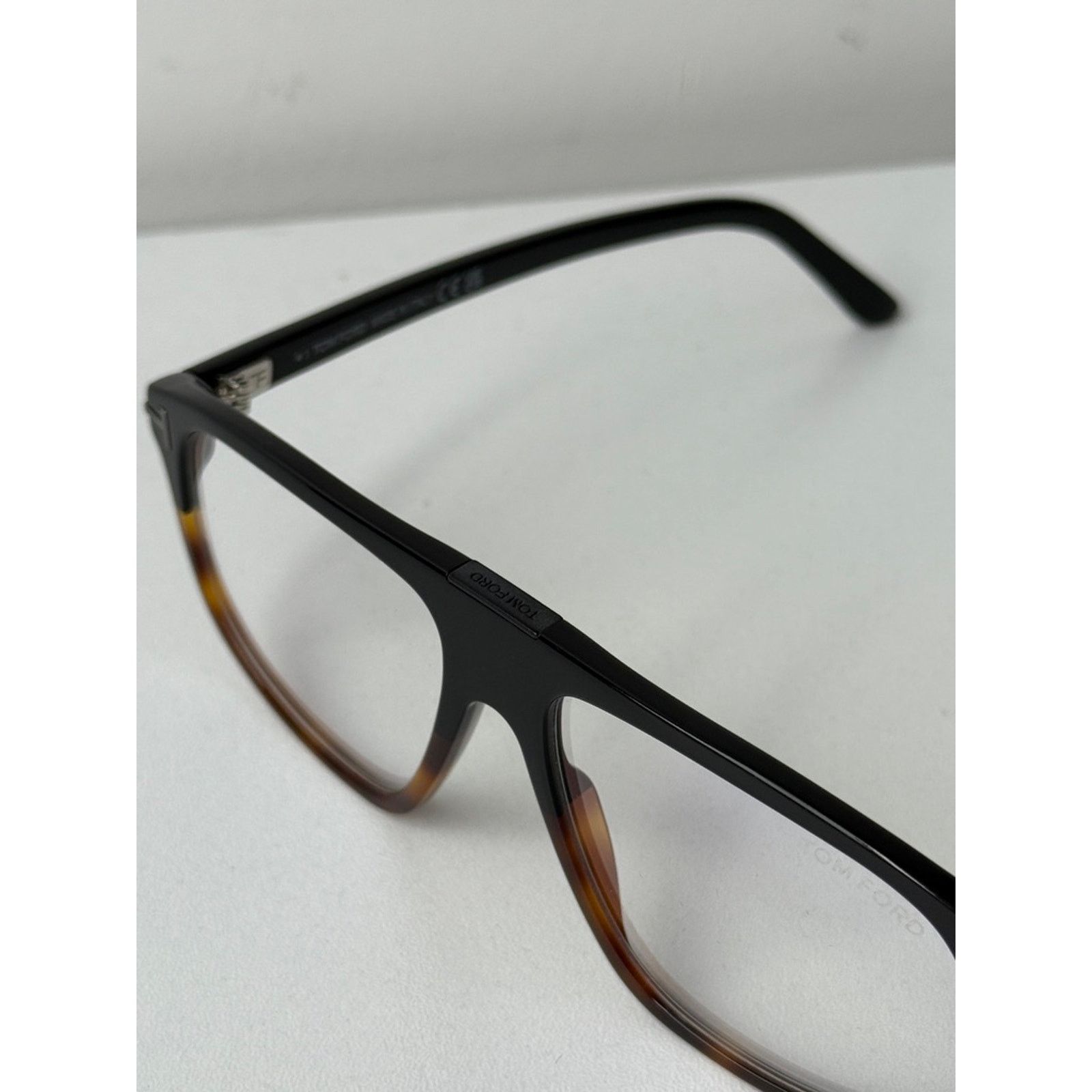 Tom Ford NEW Tom Ford FT6063-B 001 Square Bluelight Frames in Black Size ONE SIZE - 5 Thumbnail