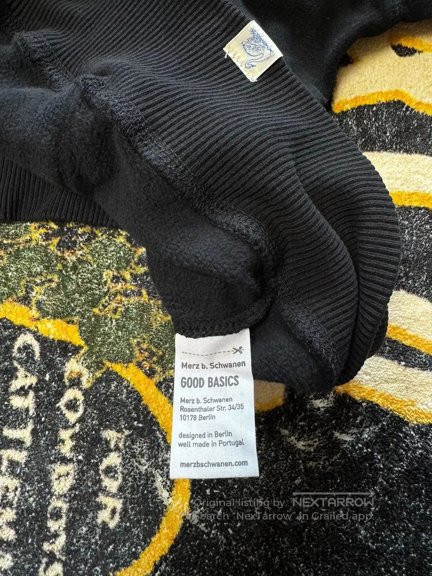 Merz B. Schwanen Merz b.Schwanen Organic Cotton Hoodie. Size US M / EU 48-50 / 2 - 5 Thumbnail
