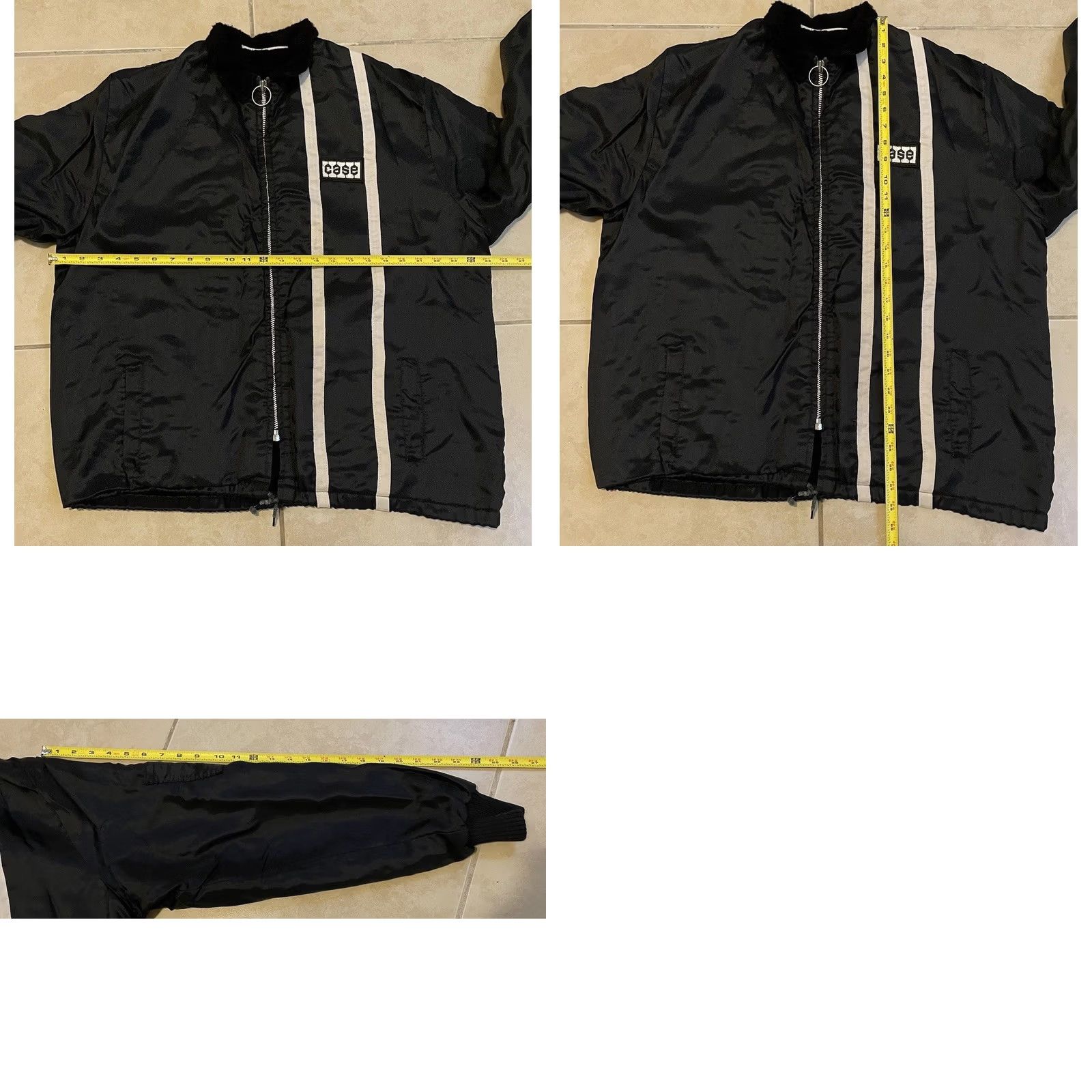 Vintage VINTAGE Case IH Jacket XL Men Trucker Windbreaker Striped Nylon 80s 70s Grunge Racing Harley Davidson USA Farm Mechanic Size US XL / EU 56 / 4 - 10 Thumbnail