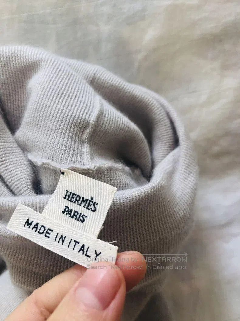 Hermes Hermes 100% Cashmere Turtleneck Underwear Size XXS / US 00 / IT 34 - 2 Thumbnail