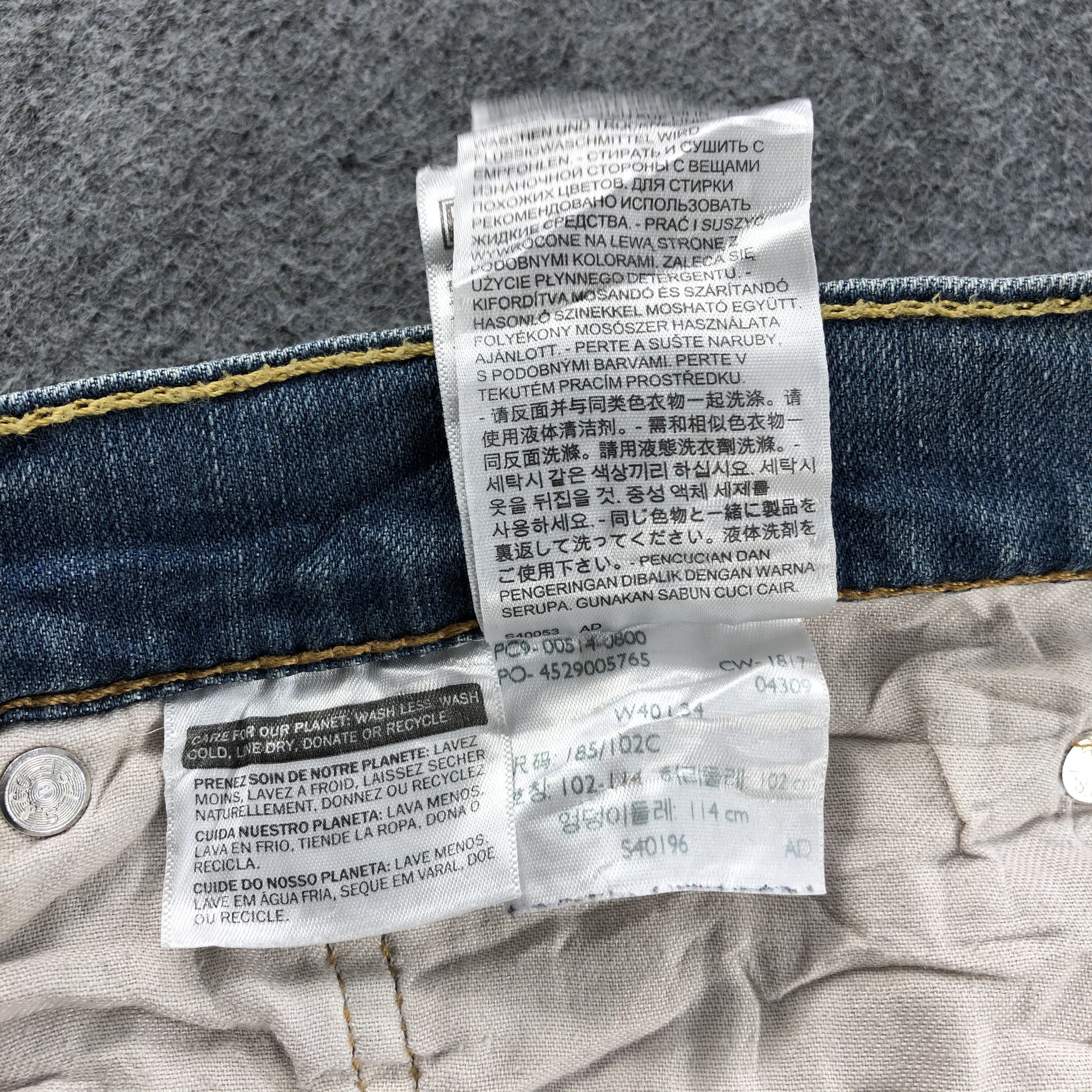 Levi's Distressed Vintage Levis 514 Jeans Blue Wash Denim-J1104 Size US 41 - 13 Thumbnail