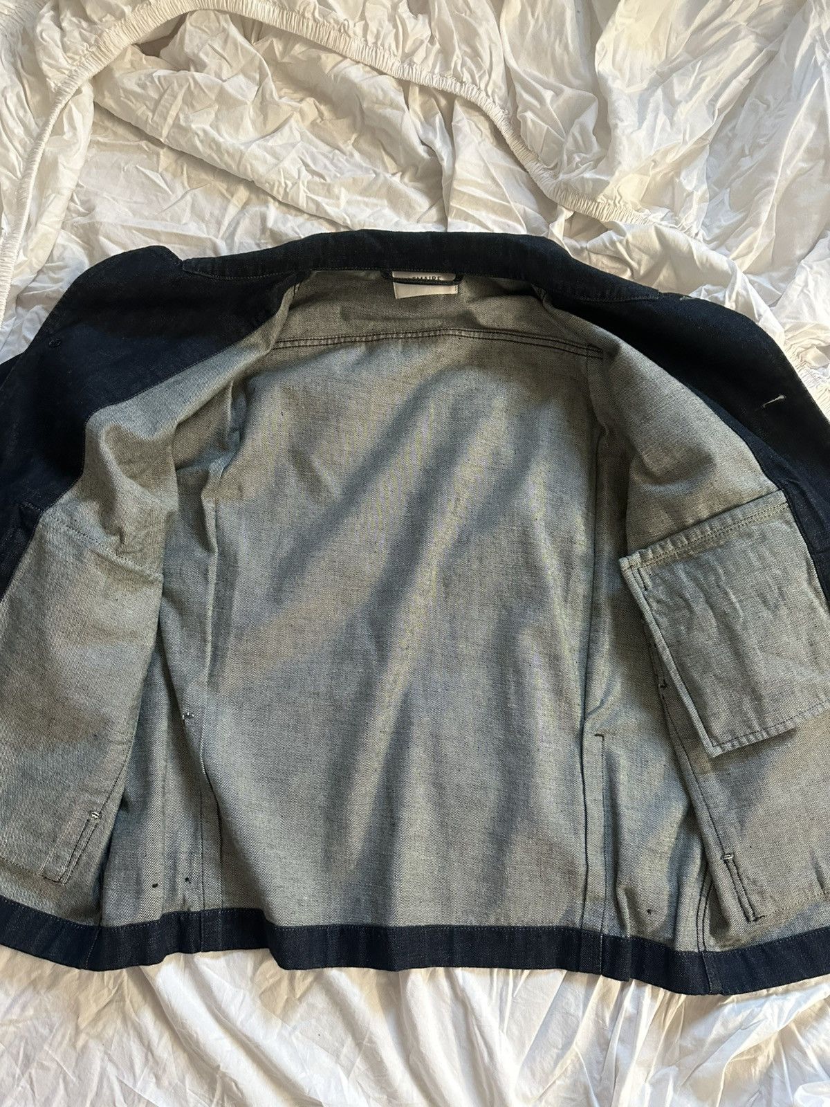 Lemaire Lemaire denim boxy jacket Size US XL / EU 56 / 4 - 4 Thumbnail