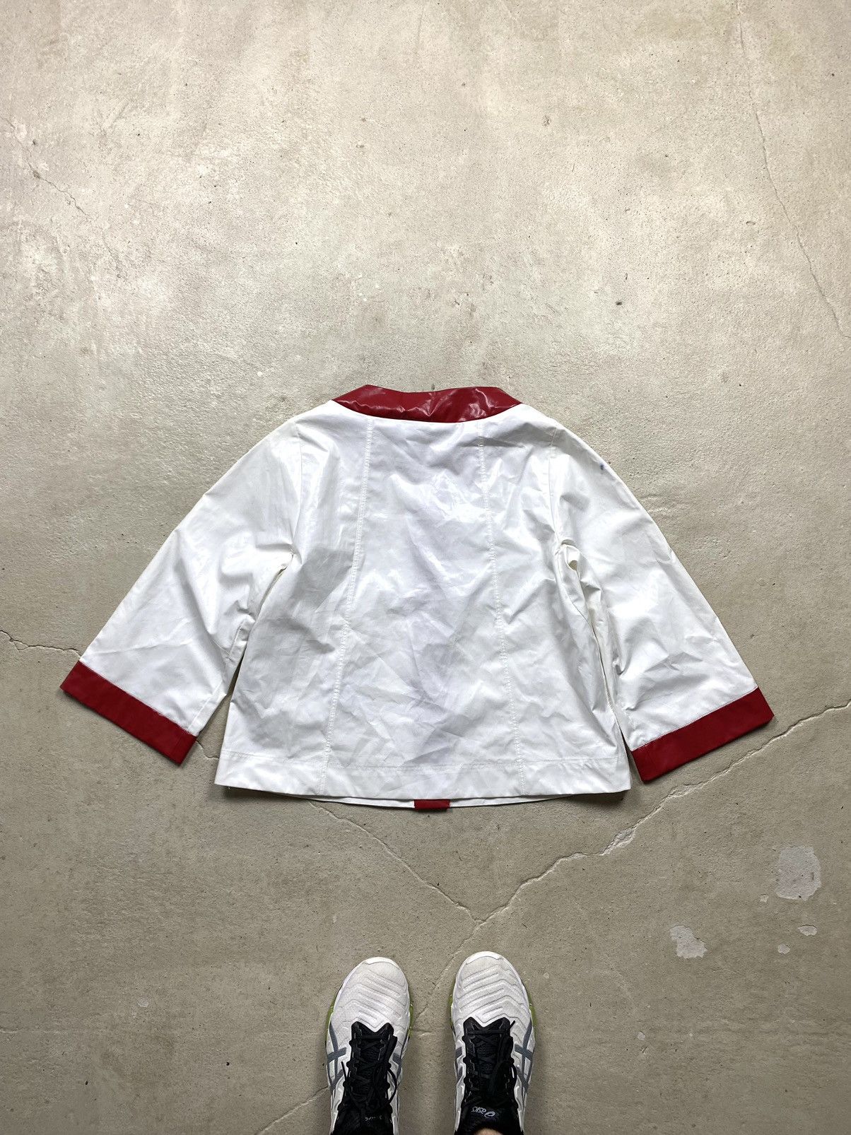 Other Very Rare! Vintage Moncler Rain Jacket Polyurethan Size S / US 4 / IT 40 - 2 Thumbnail