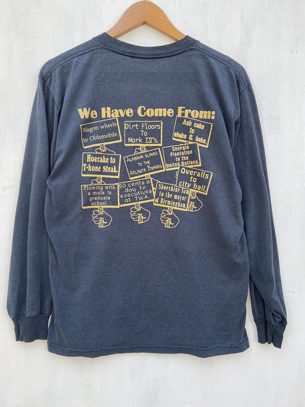 Rap Tees 🔥 Vintage 90s Vintage Martin Luther t shirt long sleeve Size US M / EU 48-50 / 2 - 6 Thumbnail