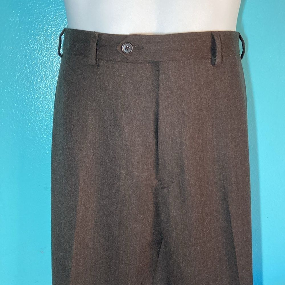 Ralph Lauren Lauren Ralph Lauren Mens 38 X 32 Brown Wool Dress Trousers Size US 38 / EU 54 - 9 Thumbnail
