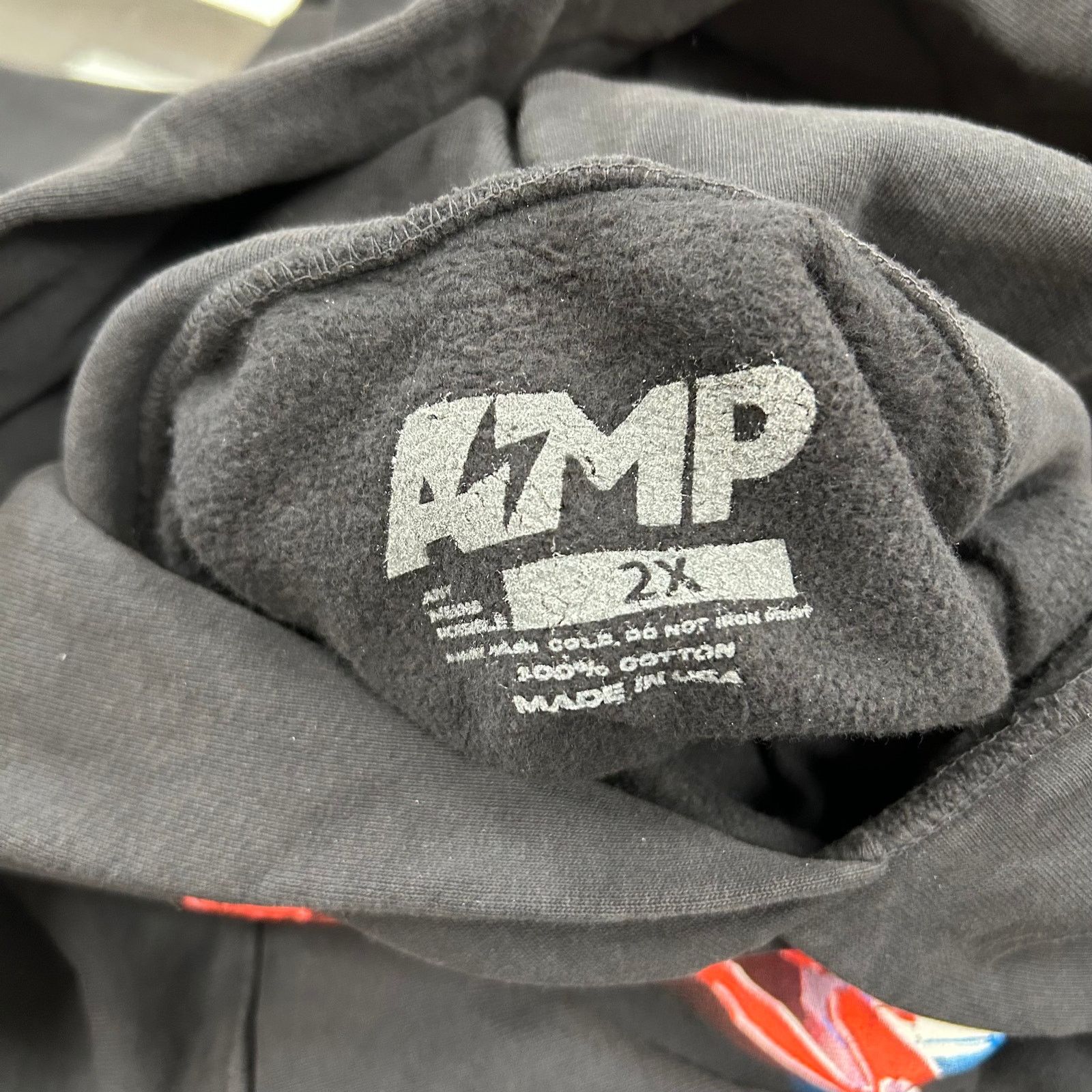 Supreme AMP Any Means Possible Heavyweight Black Hoodie Sweater XXL Size US XXL / EU 58 / 5 - 4 Thumbnail
