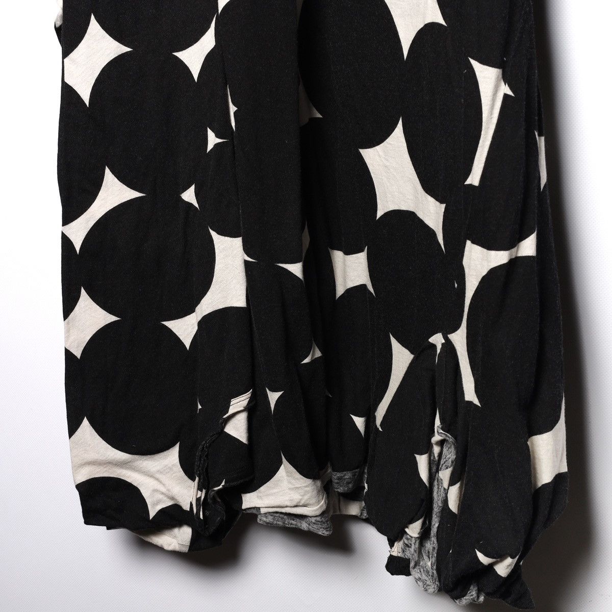 Rundholz Rundholz Black Label Wide Maxi Dress Polka Dot Printed White Size S / US 4 / IT 40 - 14 Thumbnail