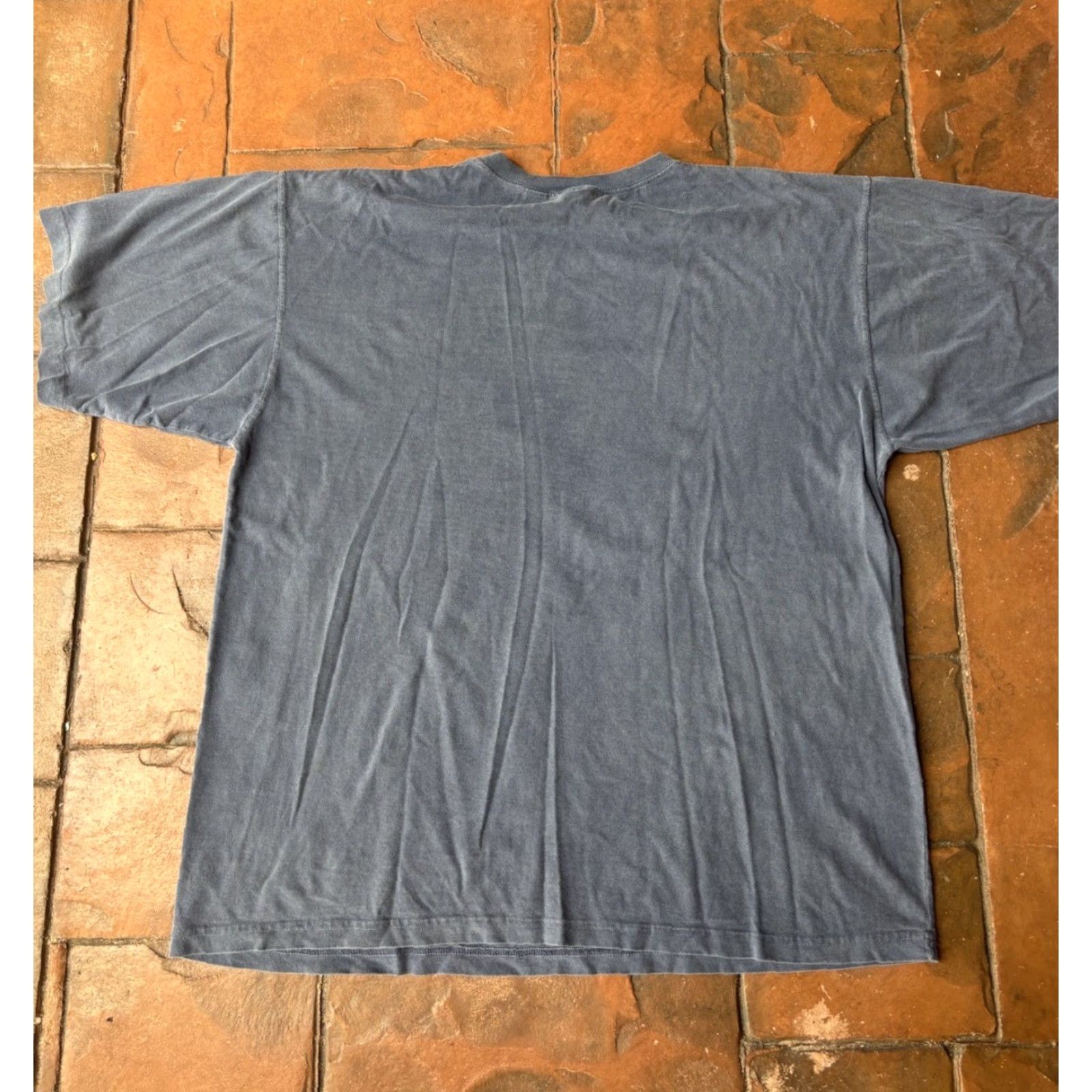 Fender VINTAGE Fender Electric Guitar T-Shirt XL Men Blue Cotton 90s Graphic Print Crew Neck Short Sleeve Reg Logo Size US XL / EU 56 / 4 - 3 Thumbnail