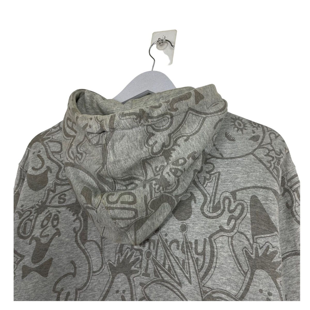 Stussy 💥STUSSY CLOWN CARTOON OVERPRINTS HOODIE Size US L / EU 52-54 / 3 - 8 Thumbnail