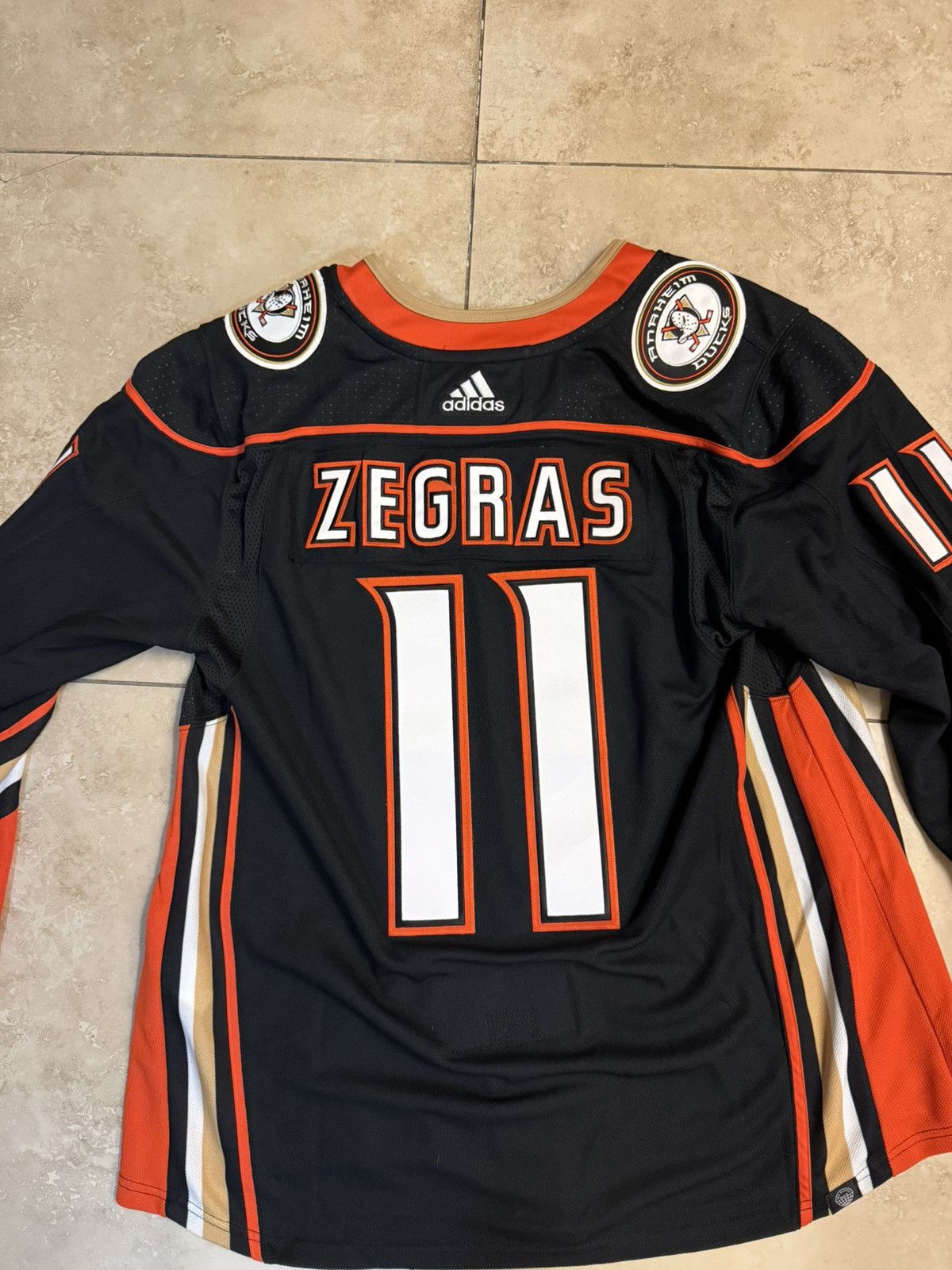 Adidas Anaheim Ducks Trevor Zegras Jersey Size US XL / EU 56 / 4 - 2 Thumbnail