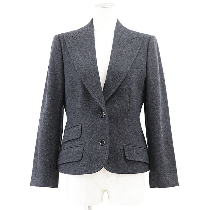 Dolce & Gabbana Dolce & Gabbana Dolce&Gabbana Wool Flannel Tailored Jacket Textile Outerwear DUTY FREE for USA Size ONE SIZE - 1 Thumbnail