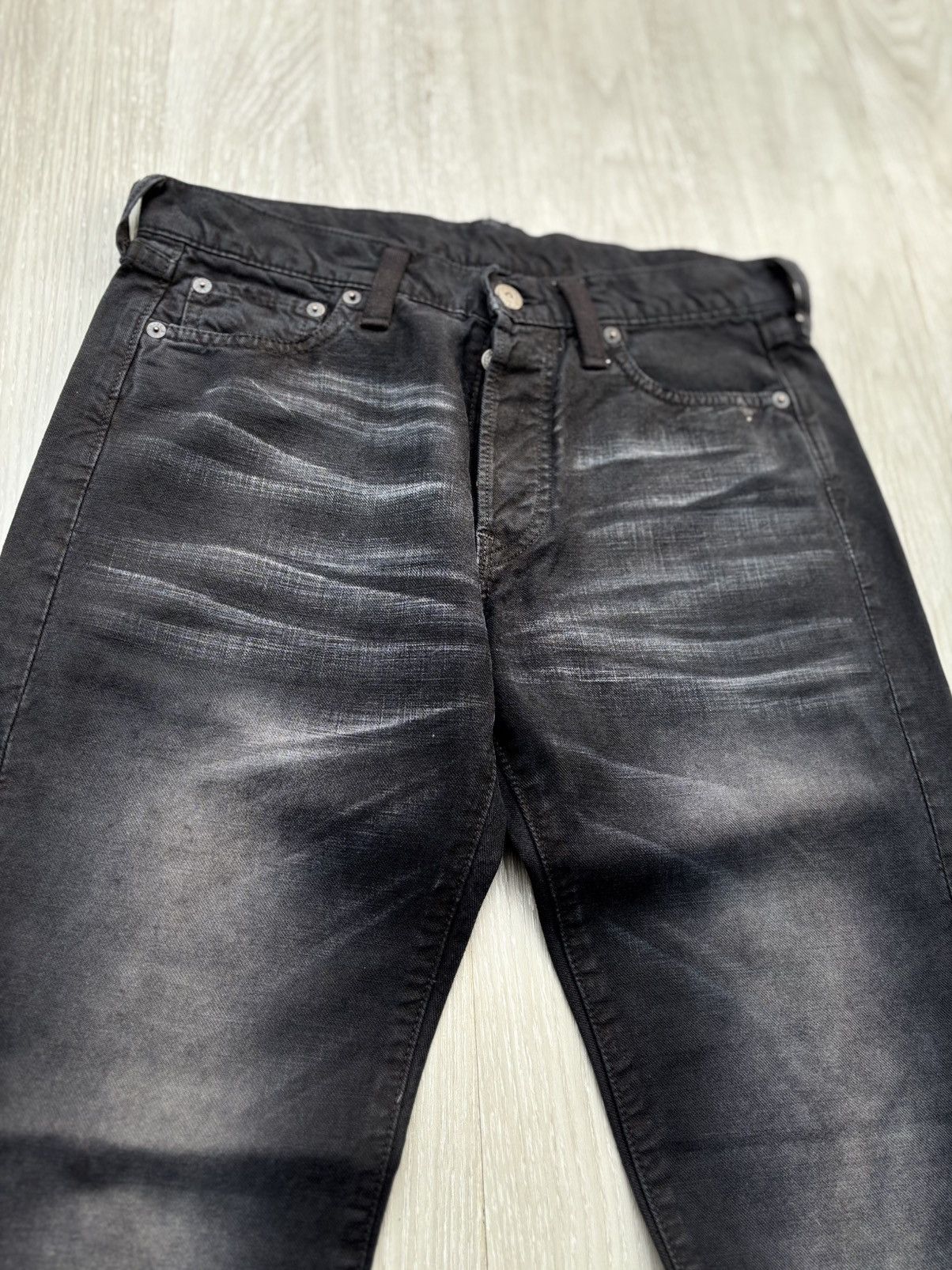 Japanese Brand FULLCOUNT lace up flare jeans Size US 28 / EU 44 - 2 Thumbnail