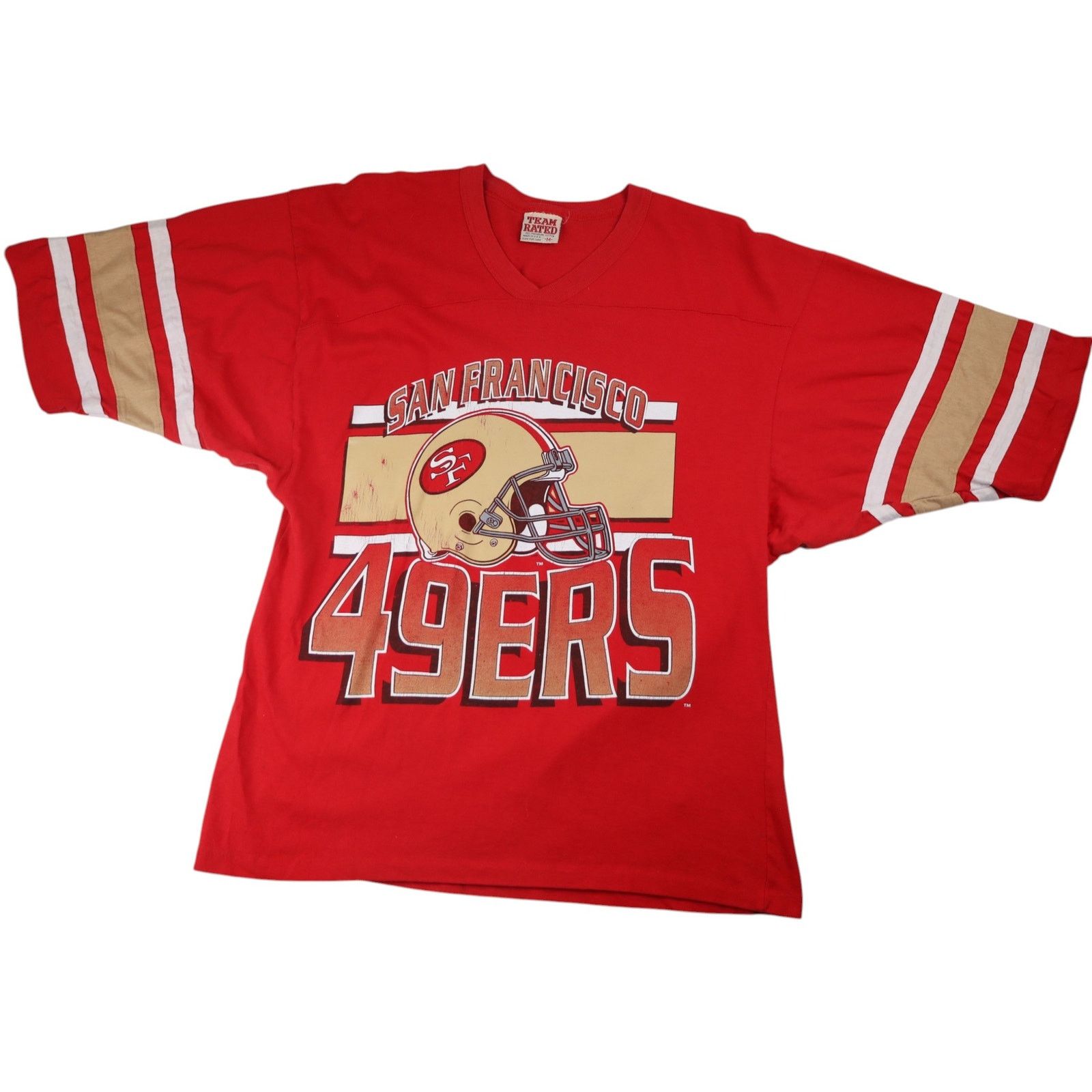NFL × Vintage Vintage Team Rated San Francisco 49ers Graphic T Shirt Size US M / EU 48-50 / 2 - 1 Thumbnail