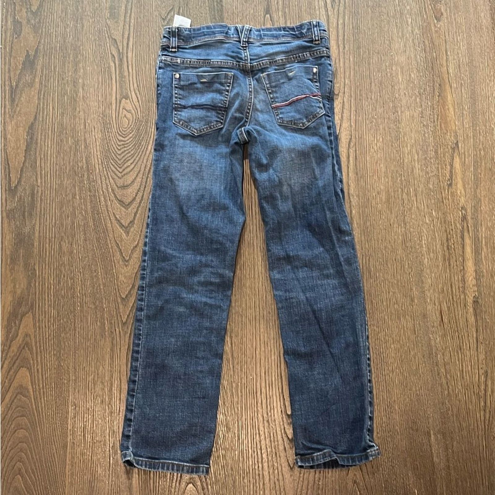 Tommy Hilfiger Tommy Hilfiger Straight Leg Dark Wash Mid Rise Jeans Size 10 Size 32" / US 10 / IT 46 - 8 Thumbnail