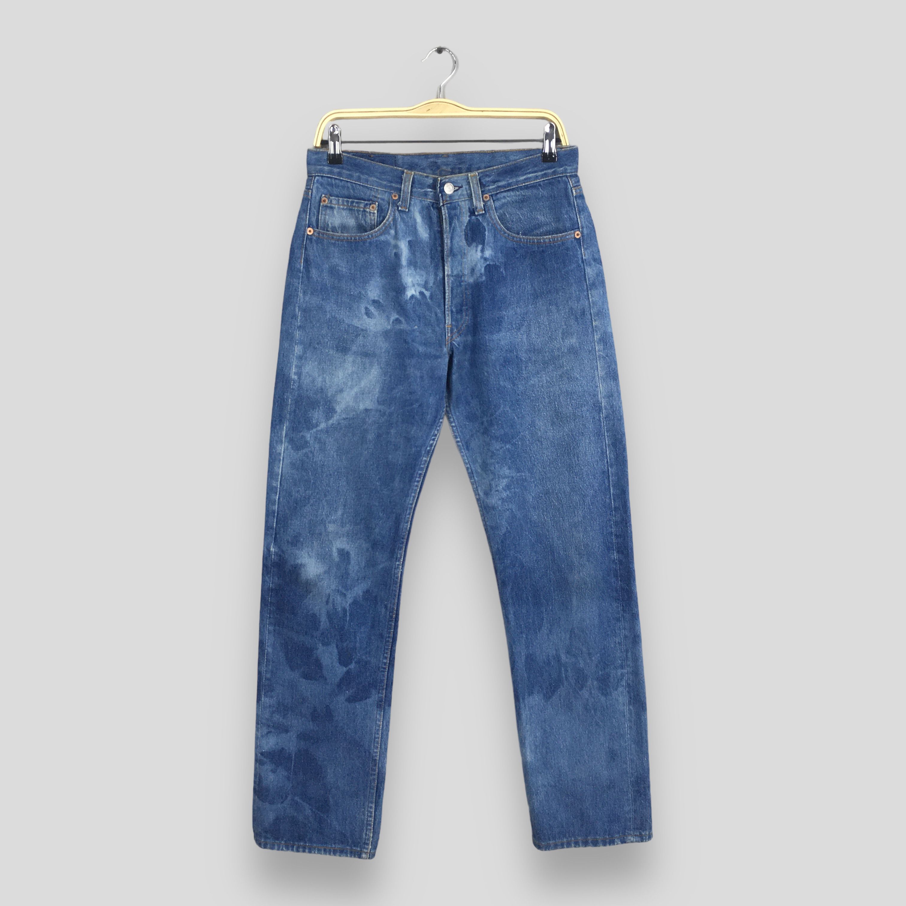 image of Size 30X29 Vintage 80's Levi's 501 Faded Blue Jeans, Men's