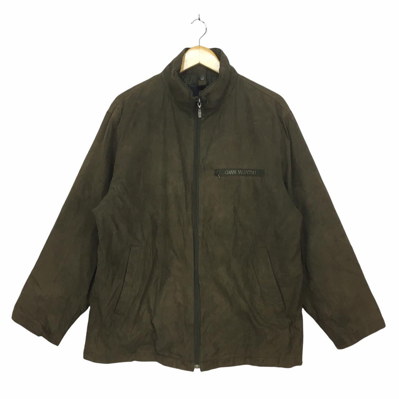 Gianni Valentino Vtg GIANNI VALENTINO Italy Zip Up Jacket Sweater Spell Out Size US L / EU 52-54 / 3 - 1 Thumbnail