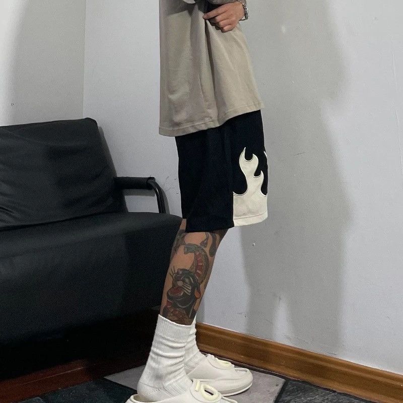 Japanese Brand × Other Designer Sport Vintage Flame Summer Shorts Unisex Size US 32 / EU 48 - 3 Thumbnail