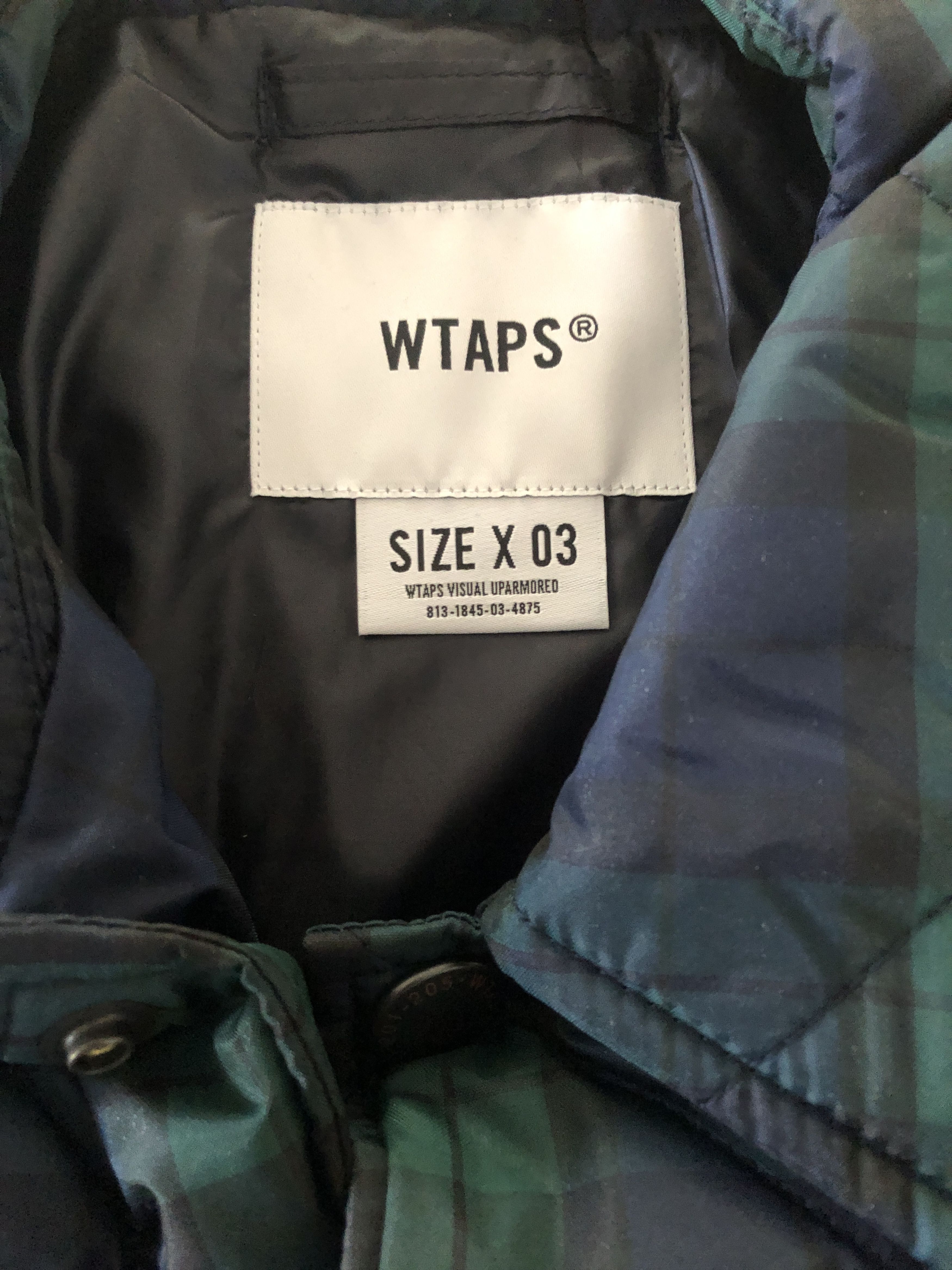 Wtaps WTAPS Taffeta Quilted Chief Blackwatch Plaid Size 3 Jacket Size US L / EU 52-54 / 3 - 4 Thumbnail