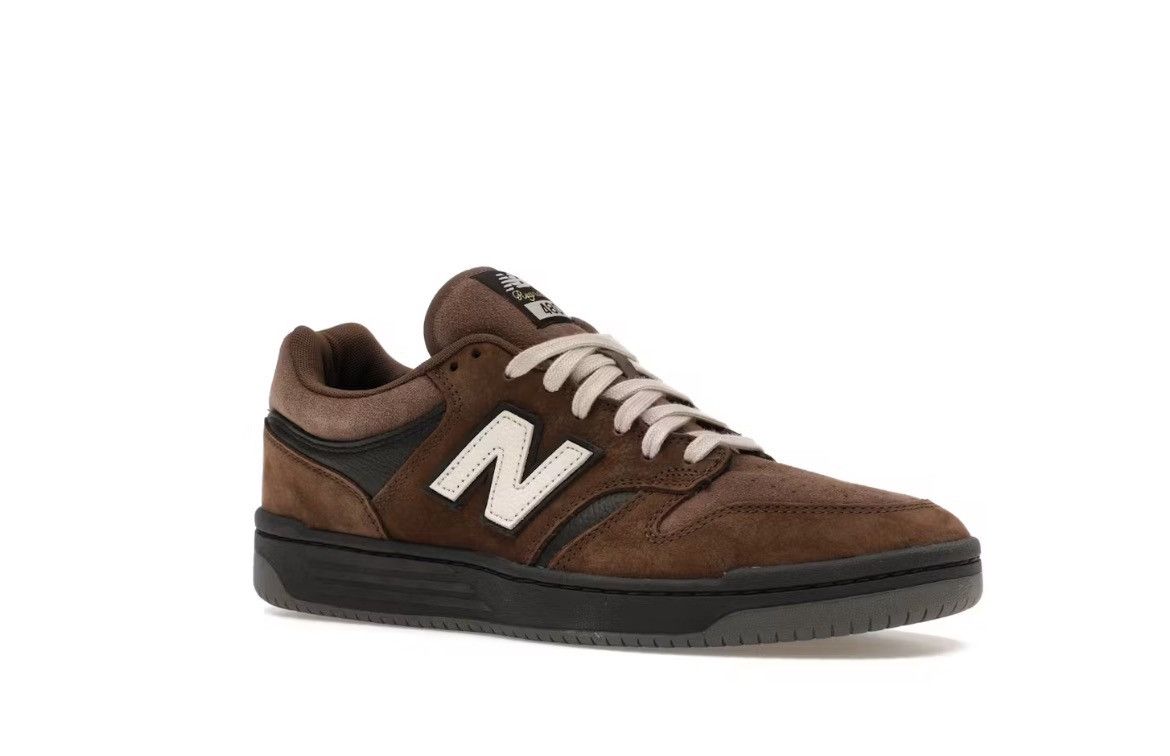 image of New Balance 480 Andrew Reynolds Chocolate Shoes in Brown, Men's (Size 10)