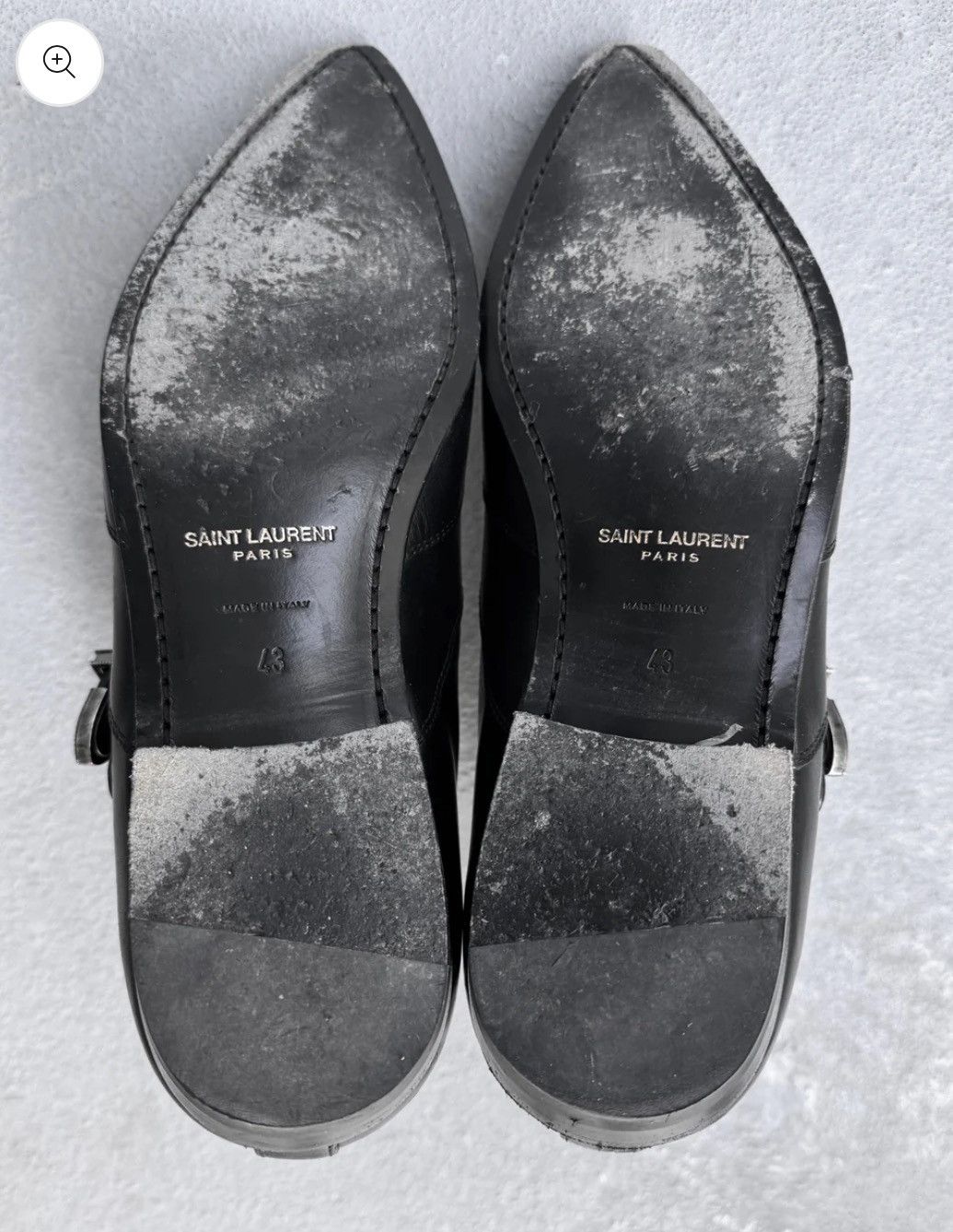 Saint Laurent Paris Saint Laurent Paris SS19 Western Buckle Boot Size US 10.5 / EU 43-44 - 4 Thumbnail
