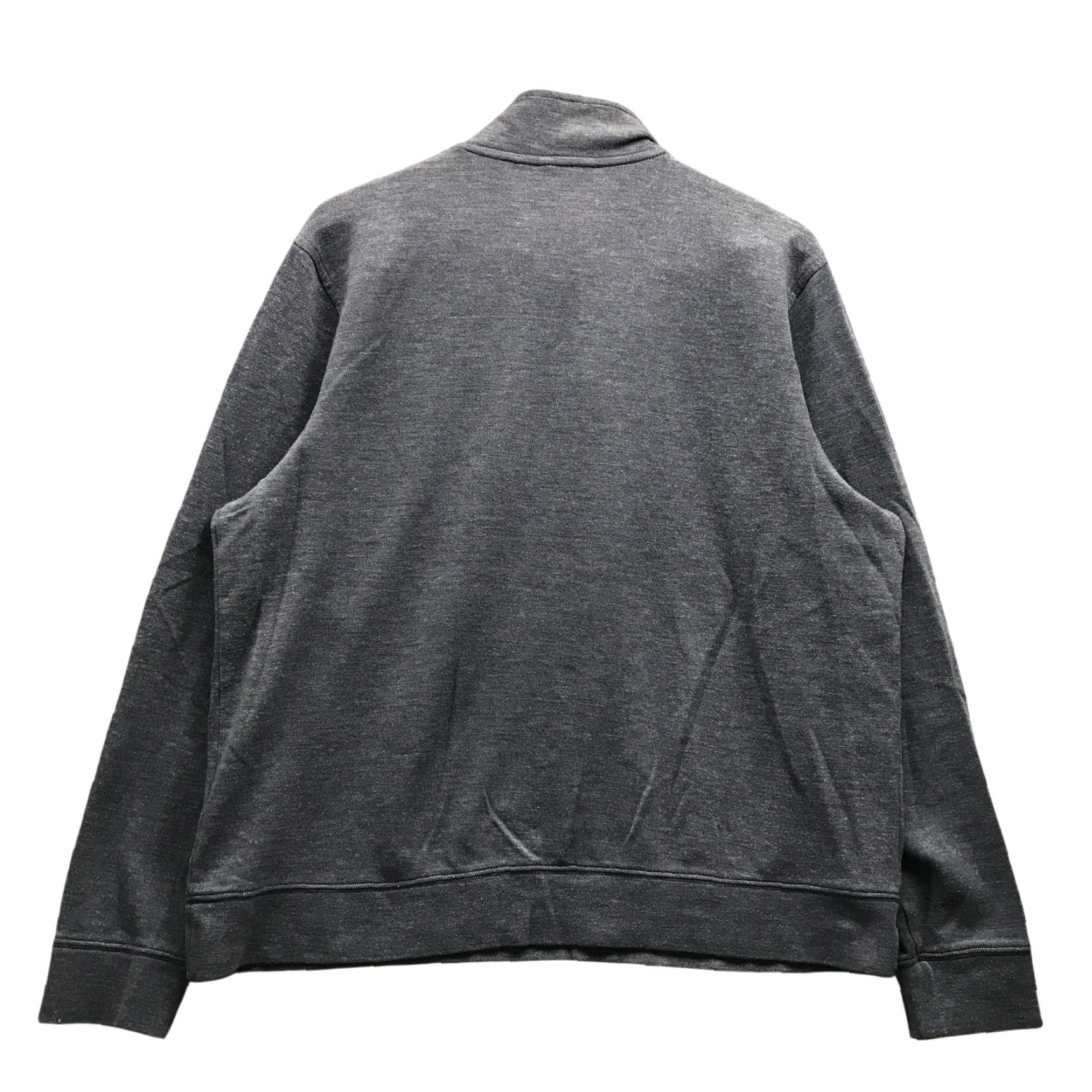 Vintage LL Bean 1/2 Zip Pullover Sweater Men Large Long Sleeve Mock Neck Logo Gray Size US L / EU 52-54 / 3 - 4 Thumbnail