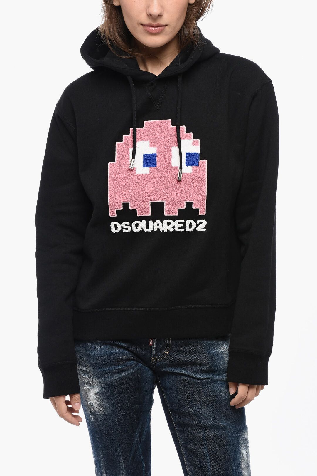 Dsquared2 Hoodie PACMAN with Terry Applique Size XS / US 0-2 / IT 36-38 - 1 Thumbnail