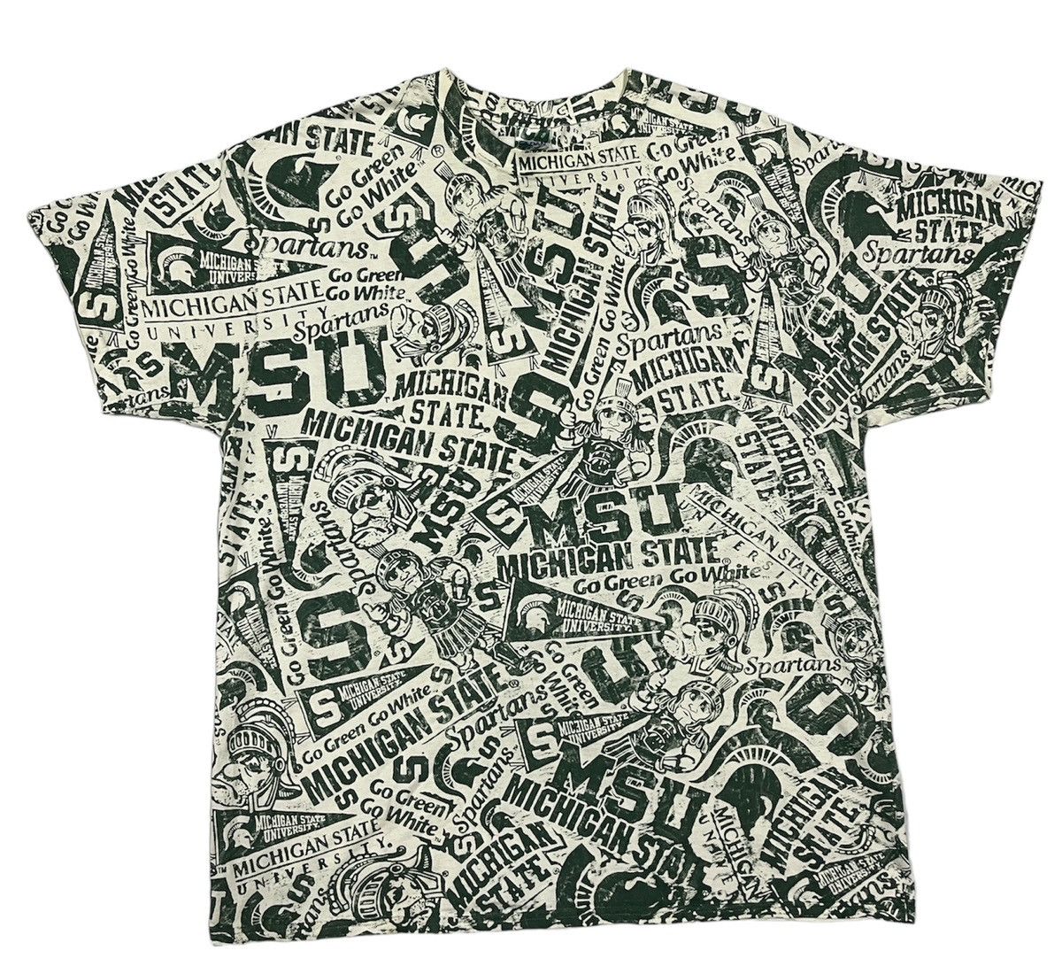 Vintage Vintage🔥y2k spartans michigan state ovp Size US XL / EU 56 / 4 - 1 Thumbnail