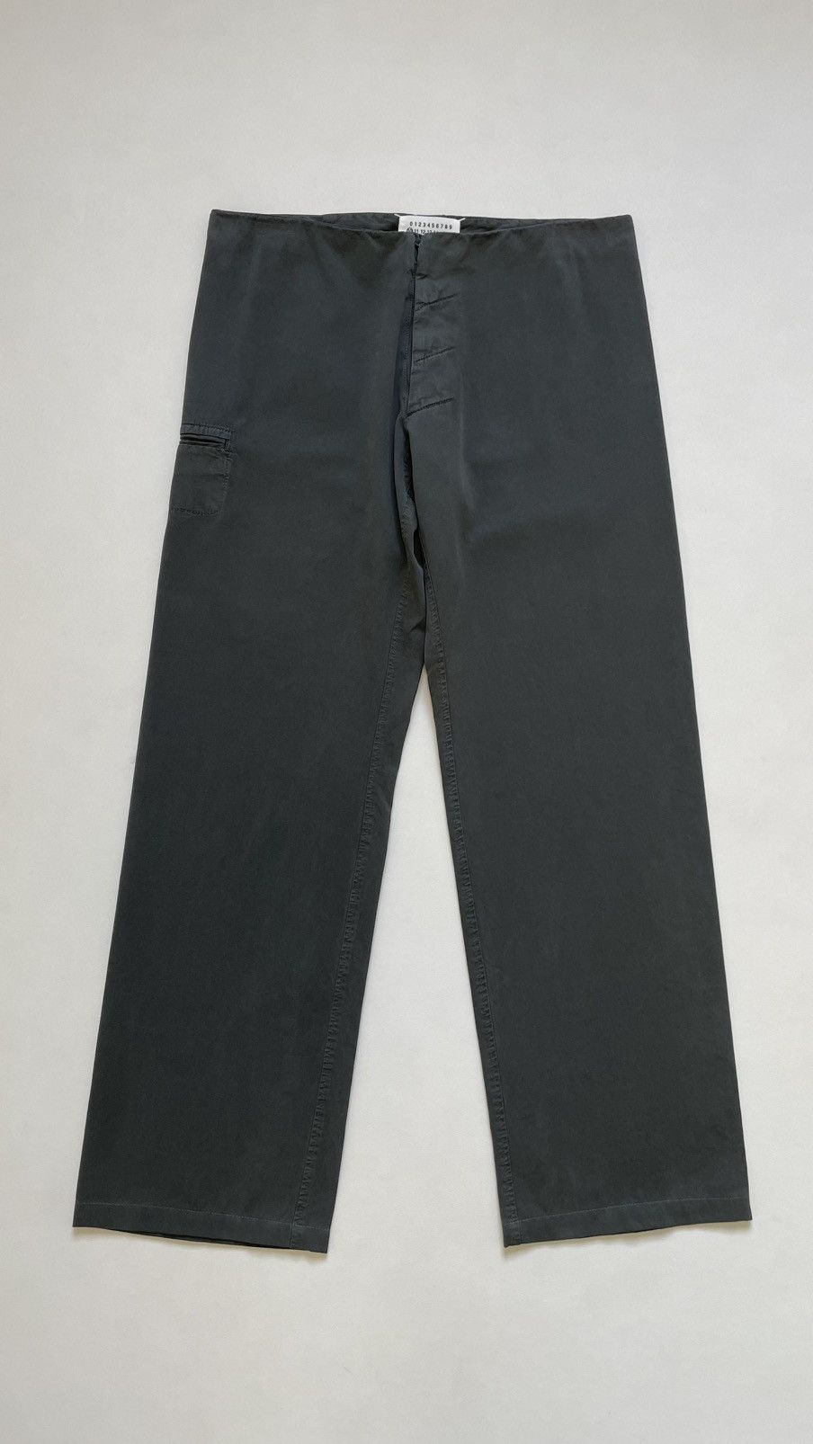 Maison Margiela S/S 06 Gray Cotton Wide Leg Utility Pants Size US 34 / EU 50 - 18 Thumbnail