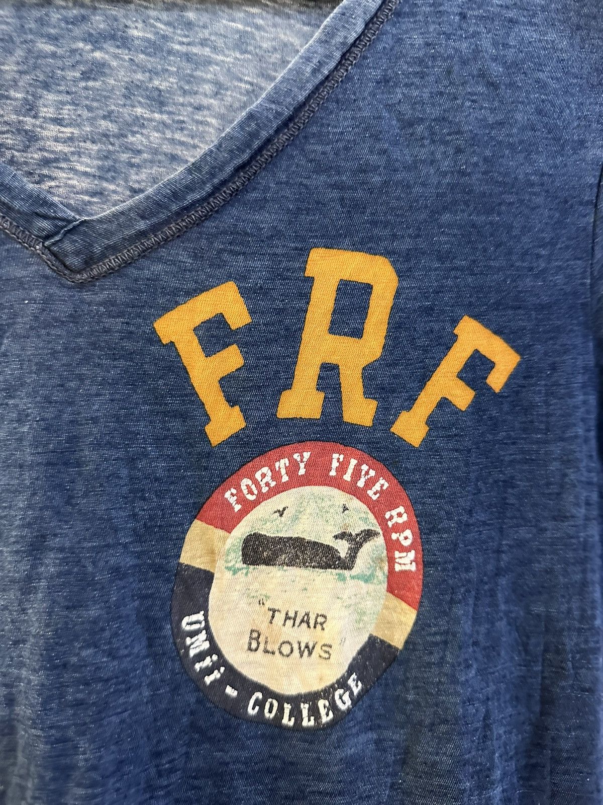 Vintage 45rpm FRF V Neck Long Shirt