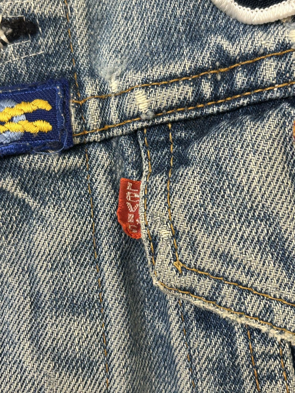 Levi's Vintage Clothing Vintage Levis Patch Denim Jacket Size US S / EU 44-46 / 1 - 7 Thumbnail