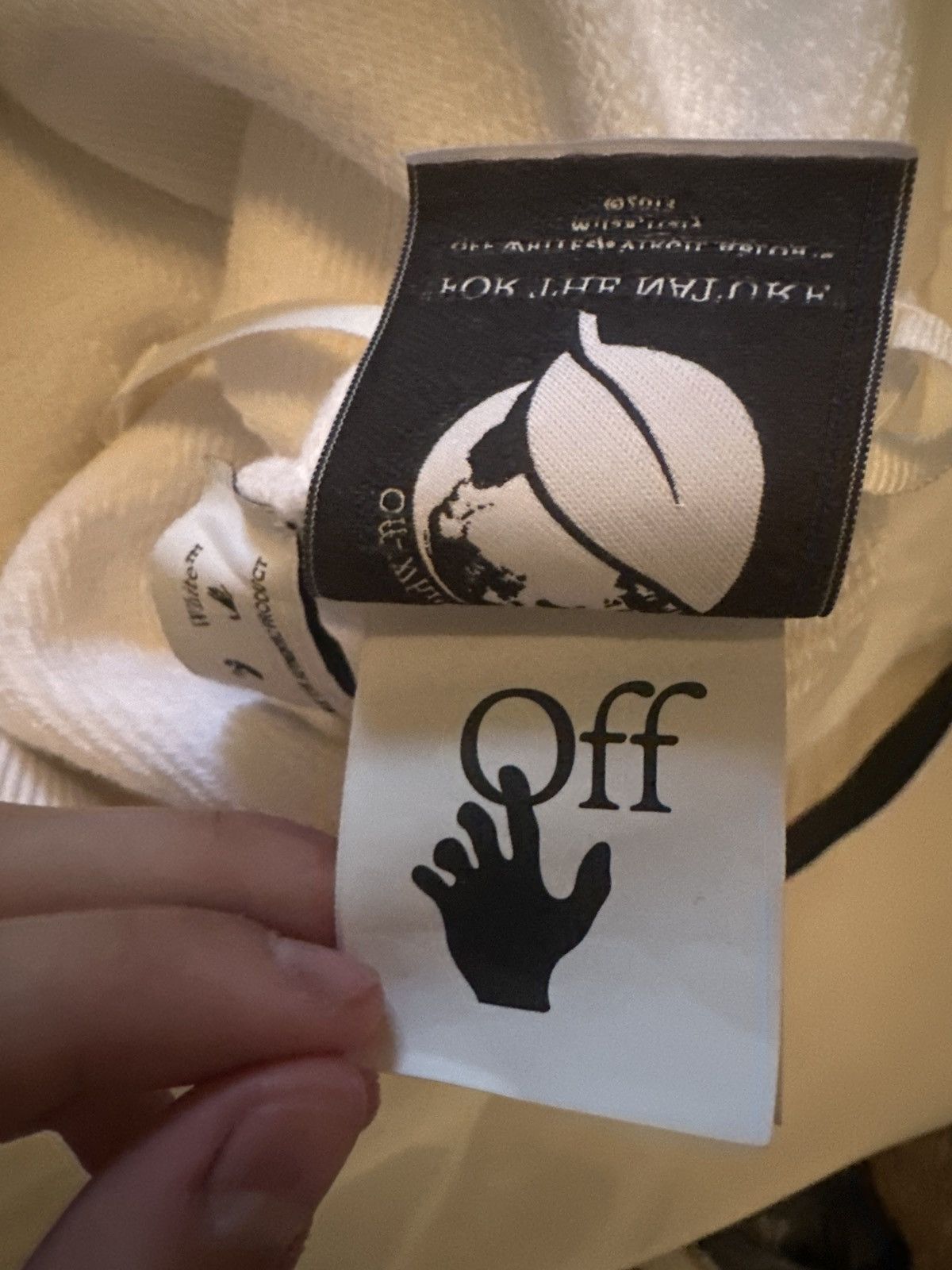 Off-White White Off-White Hoodie Size US S / EU 44-46 / 1 - 10 Thumbnail