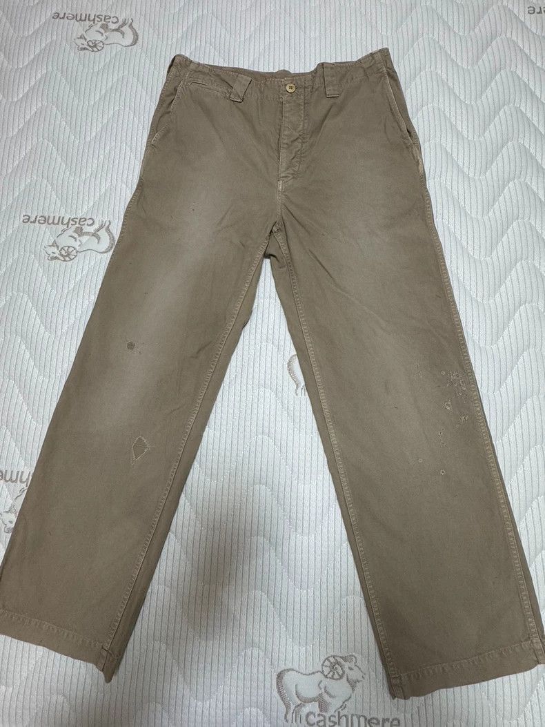 Visvim Visvim VISVIM Wide Chino Pants Crash for Sale-2507 Size US 26 / EU 42 - 1 Thumbnail