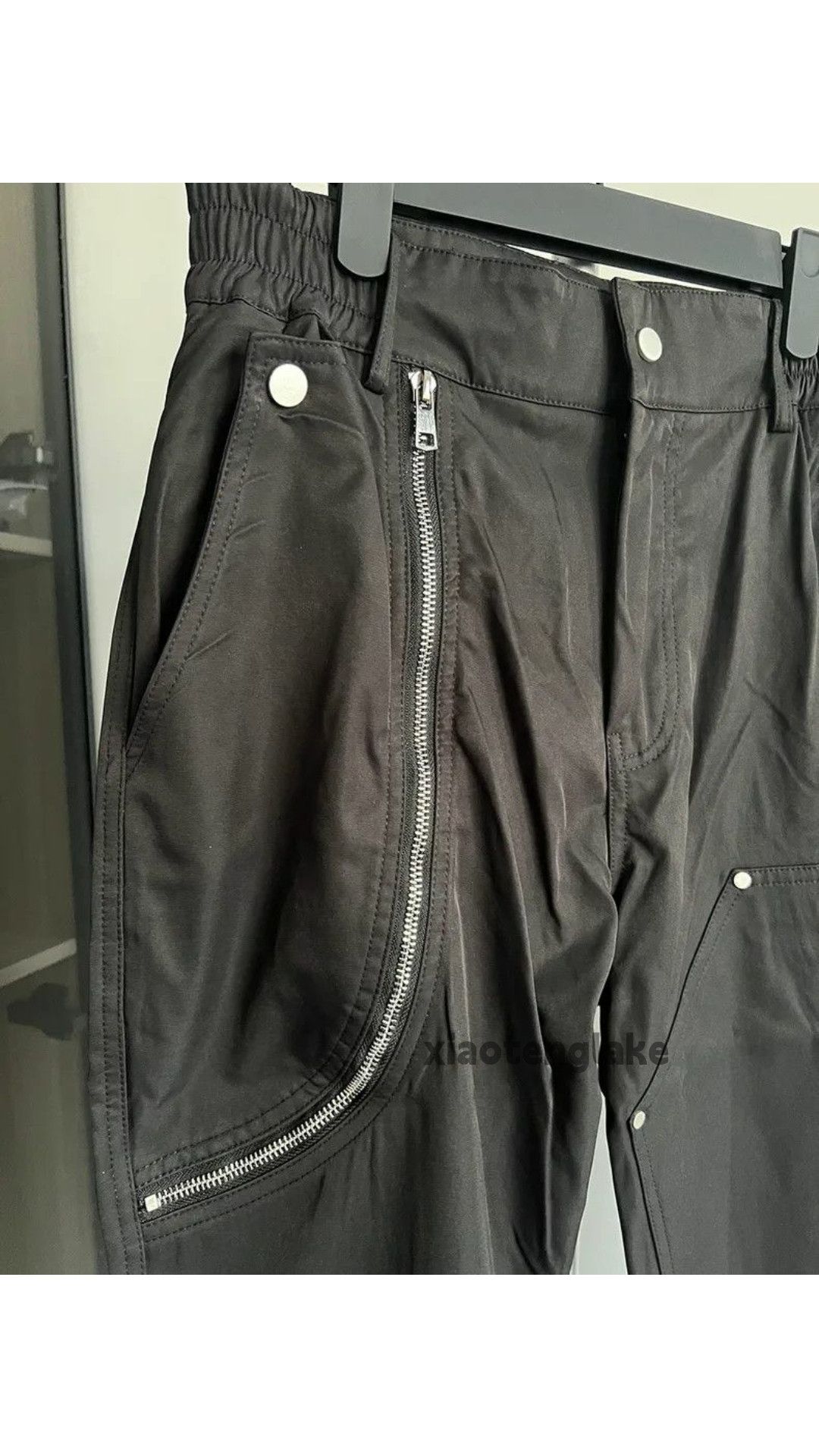 Designer × Japanese Brand × Vintage zipper utility skate hiphop punk flared bootcut pants Size US 32 / EU 48 - 7 Thumbnail