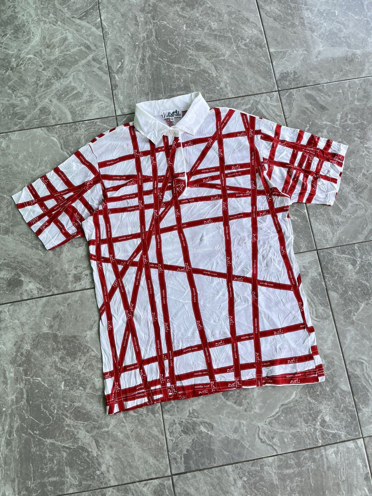 Hermes Vintage Hermes Polo Shirt Size US M / EU 48-50 / 2 - 2 Thumbnail