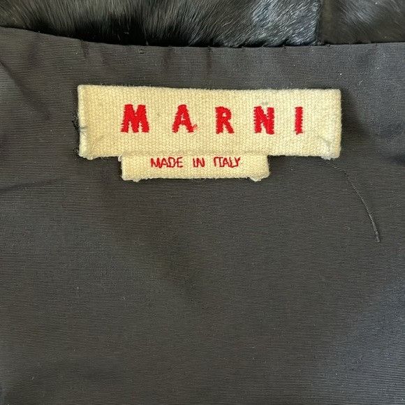 Marni Marni Agnello Lamb Silk Lined Patch Leather Fur Midi Cape Hi Size M / US 6-8 / IT 42-44 - 12 Thumbnail